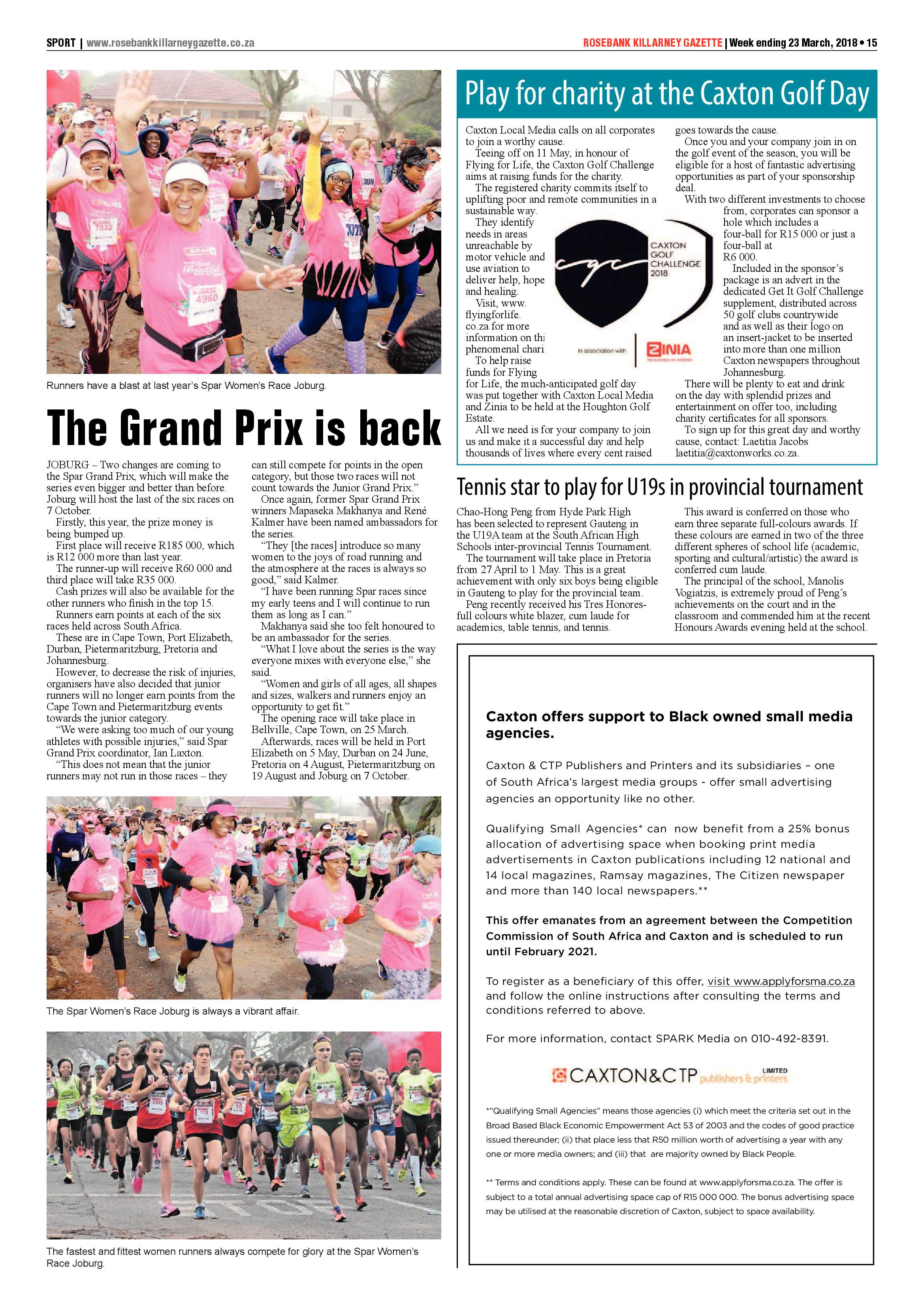 Rosebank Killarney Gazette 23 March 2018 page 31