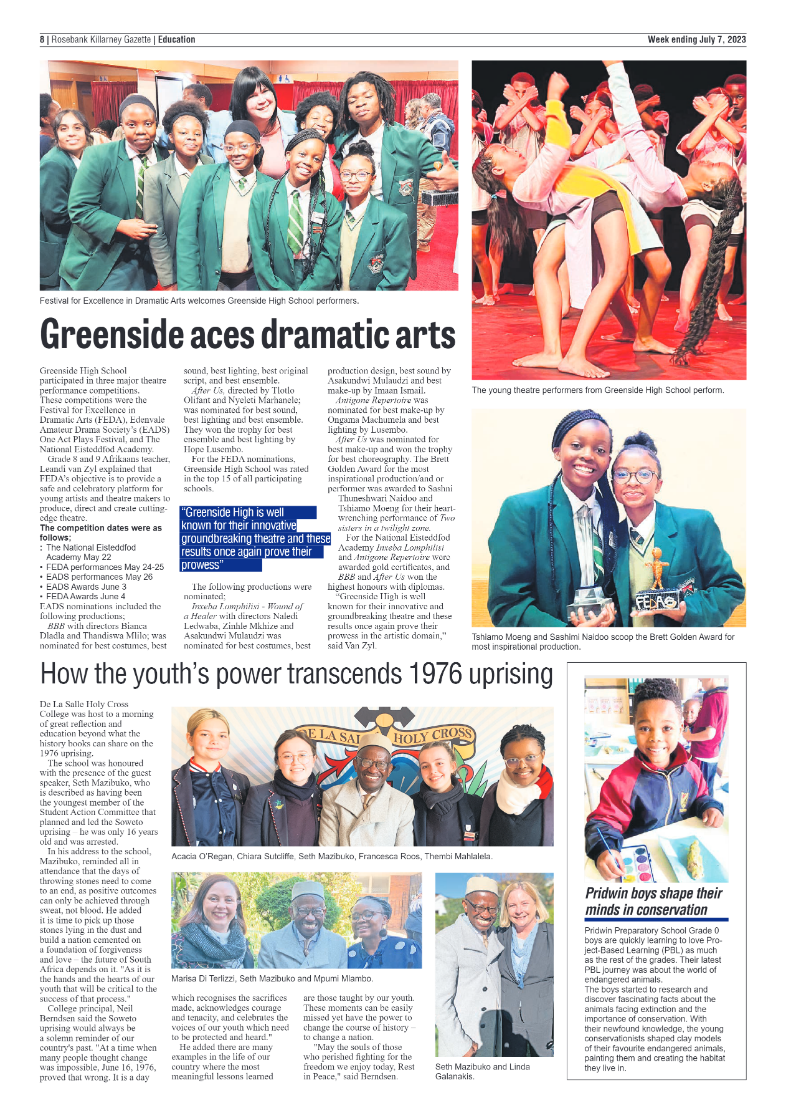 Rosebank Killarney Gazette 7 July 2023 page 8