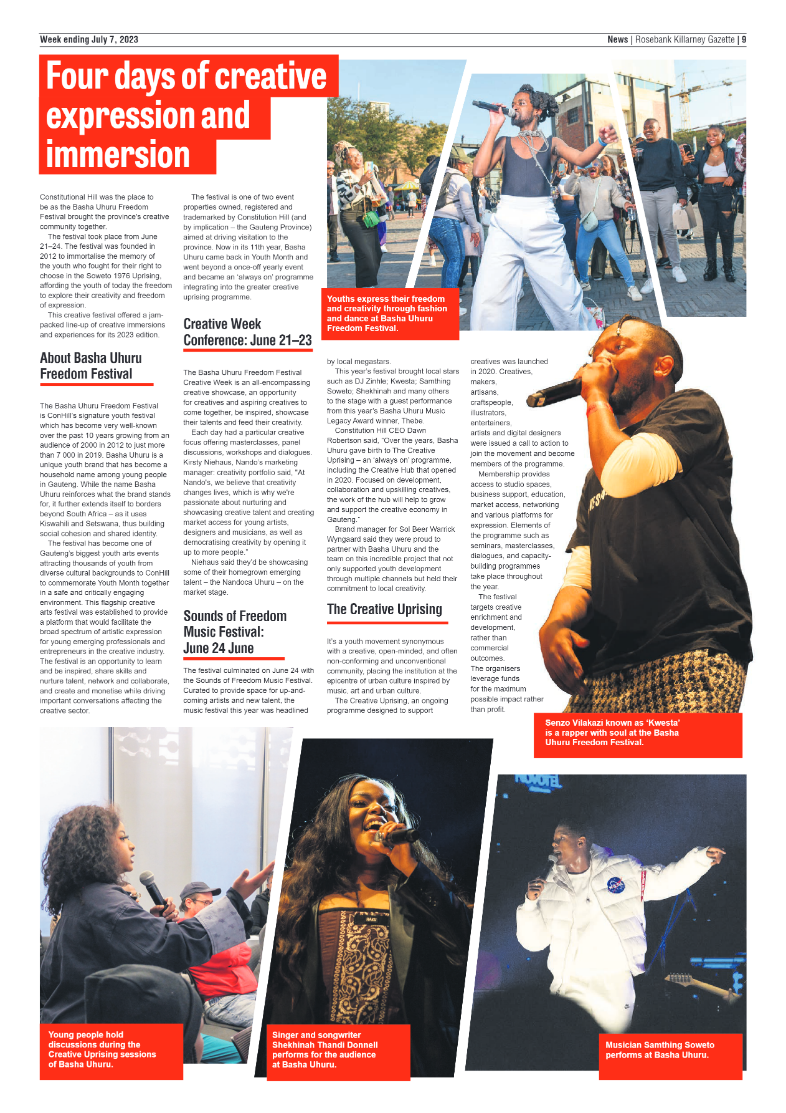 Rosebank Killarney Gazette 7 July 2023 page 9