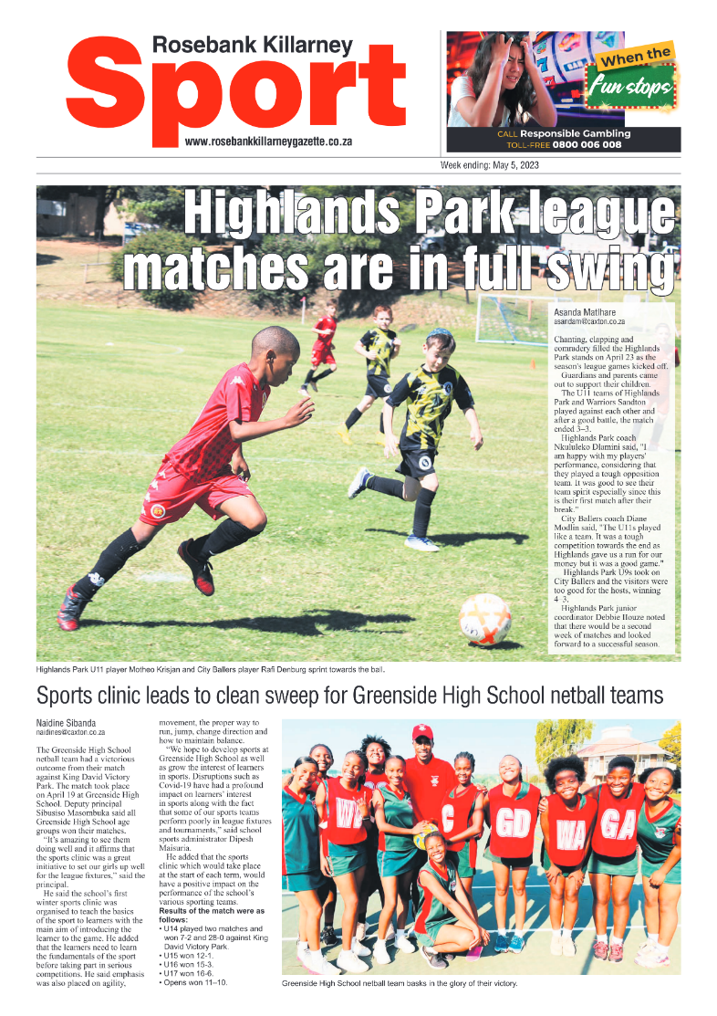 Rosebank Killarney Gazette 5 May 2023 page 12