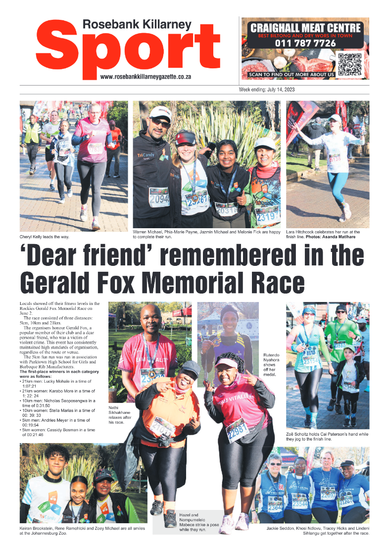 Rosebank Killarney Gazette 14 July 2023 page 12