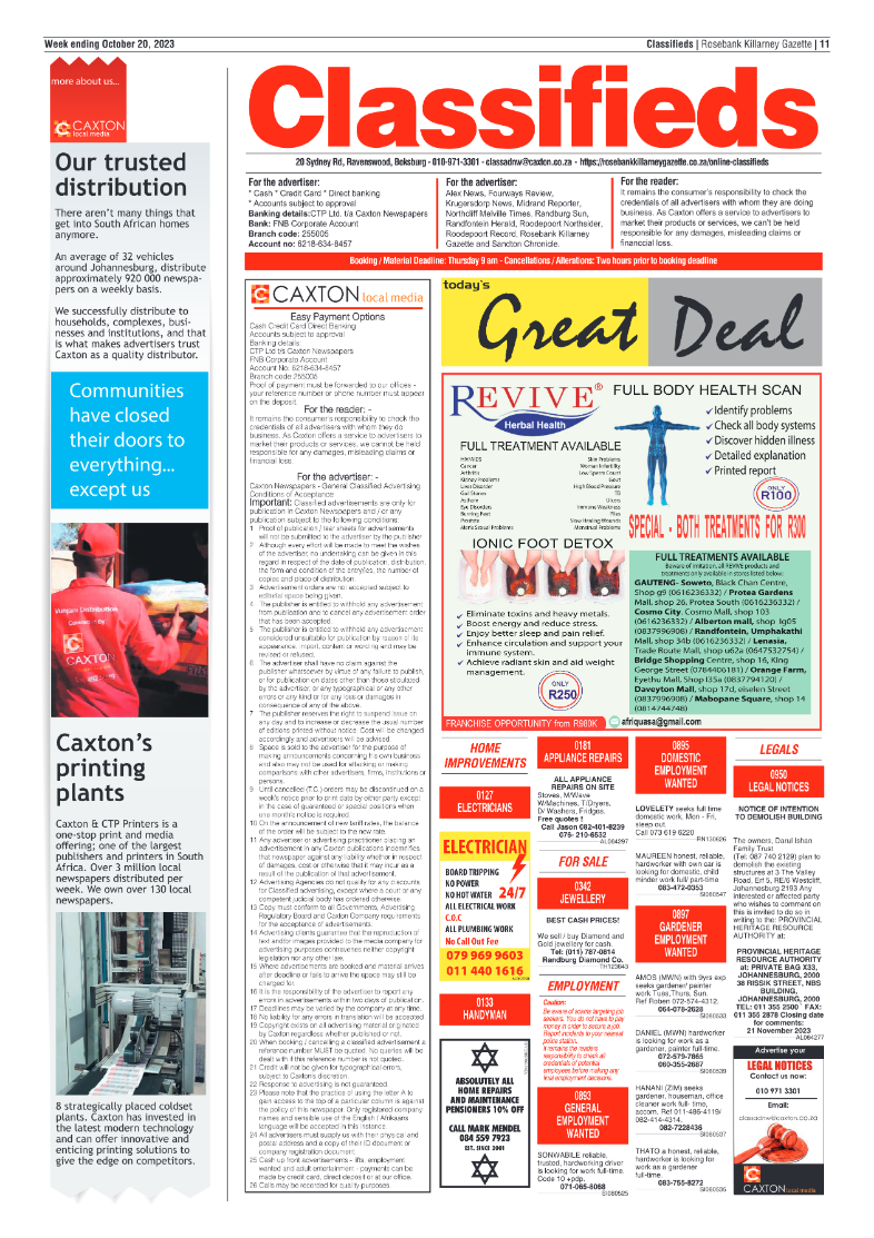 Rosebank Killarney Gazette 3 March 2018 page 11