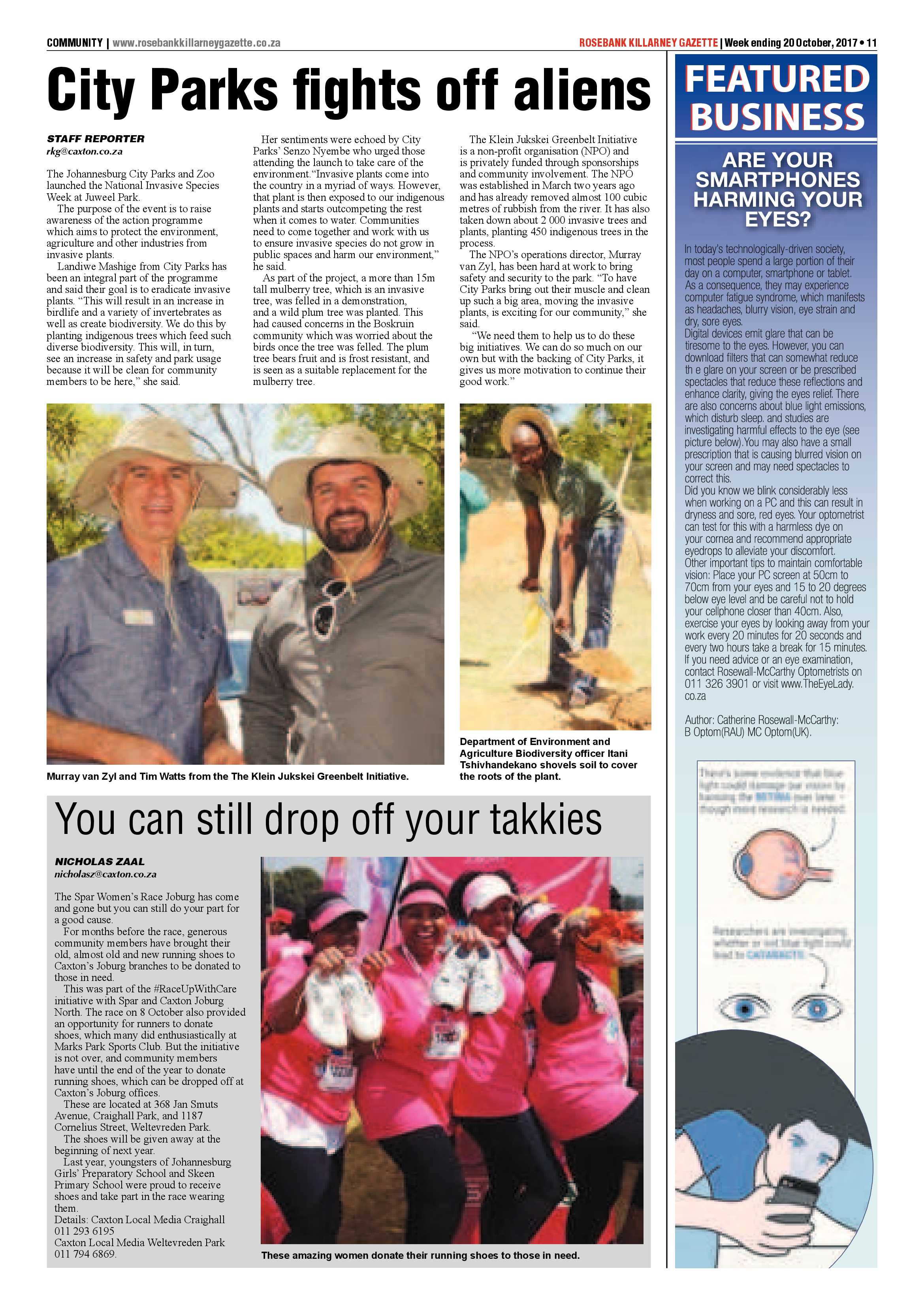 Rosebank Killarney Gazette – 20 October 2017 page 11
