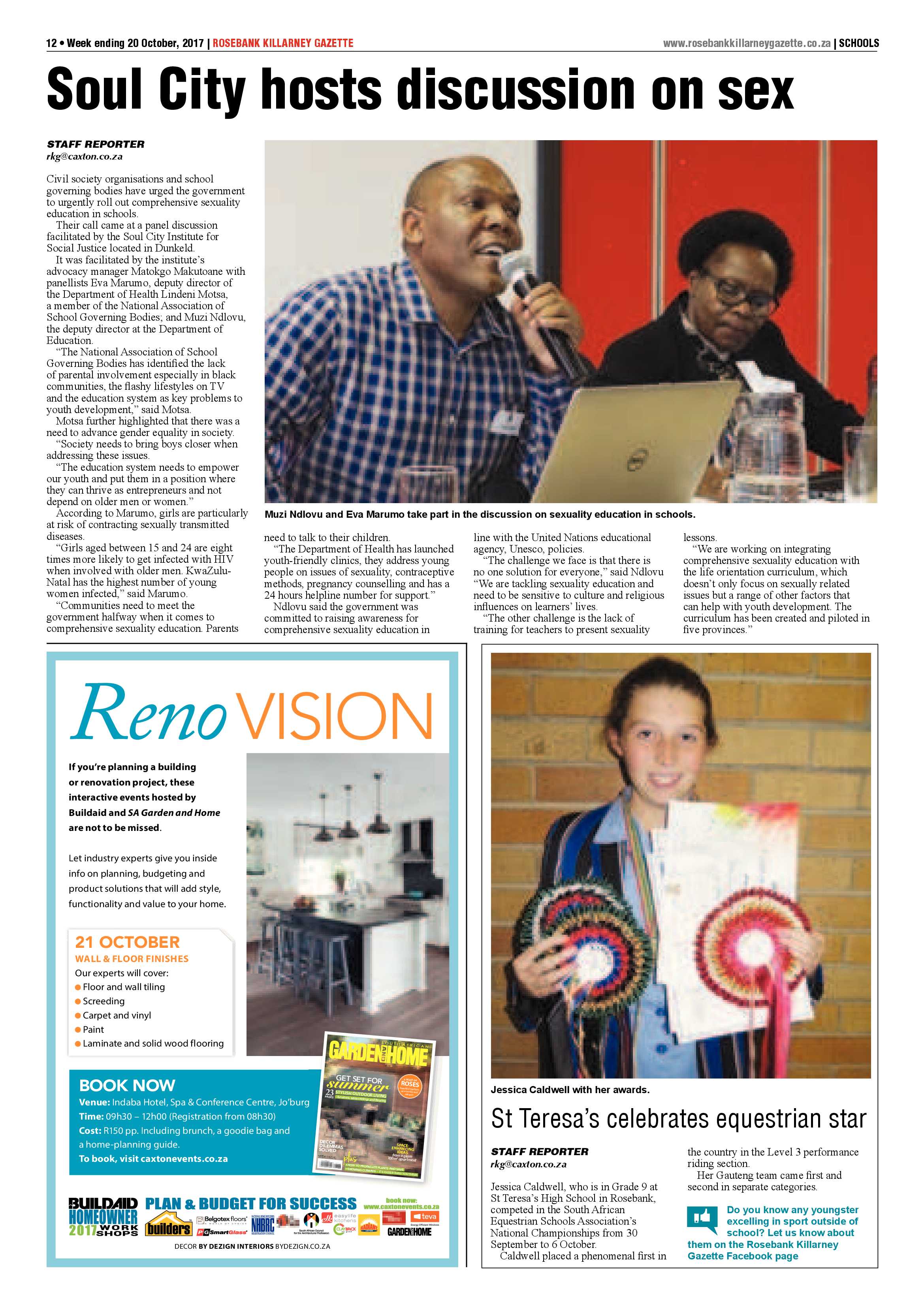 Rosebank Killarney Gazette – 20 October 2017 page 12