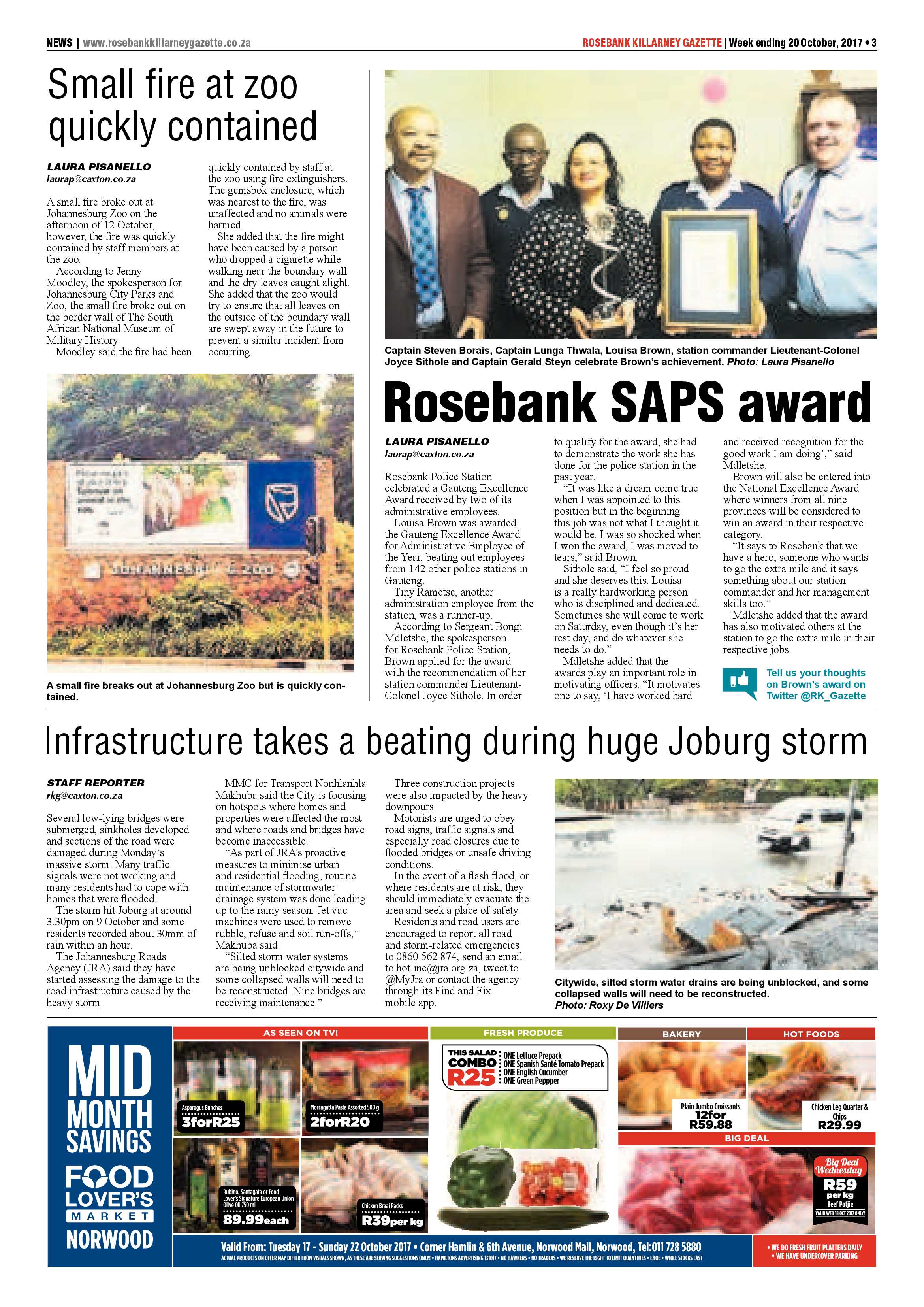 Rosebank Killarney Gazette – 20 October 2017 page 3