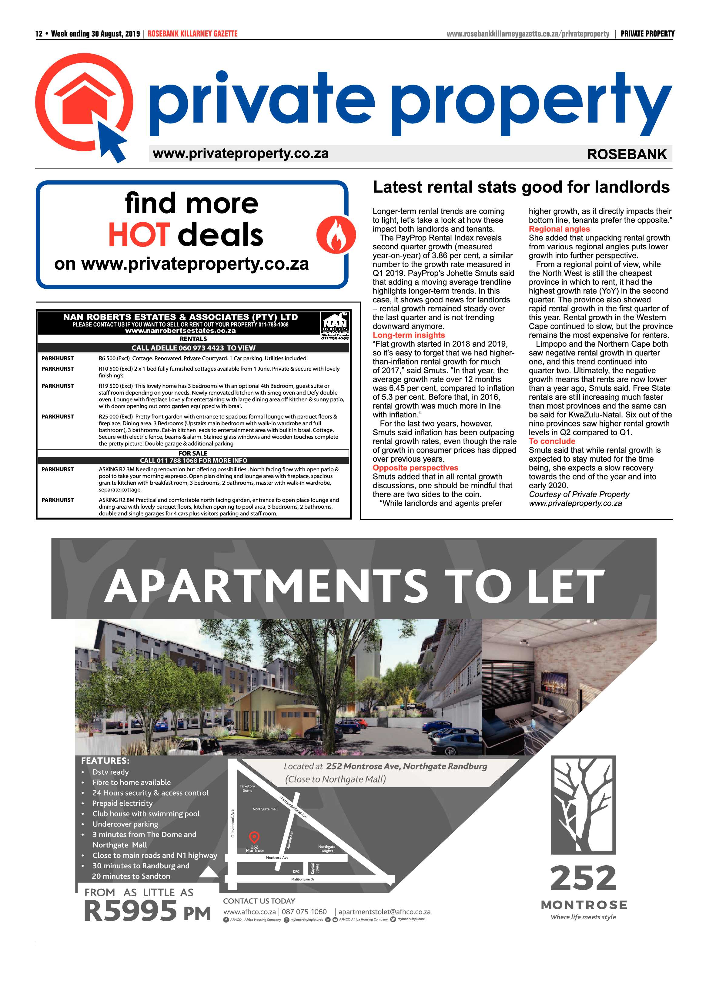 Rosebank Killarney Gazette – 30 August, 2019 page 12