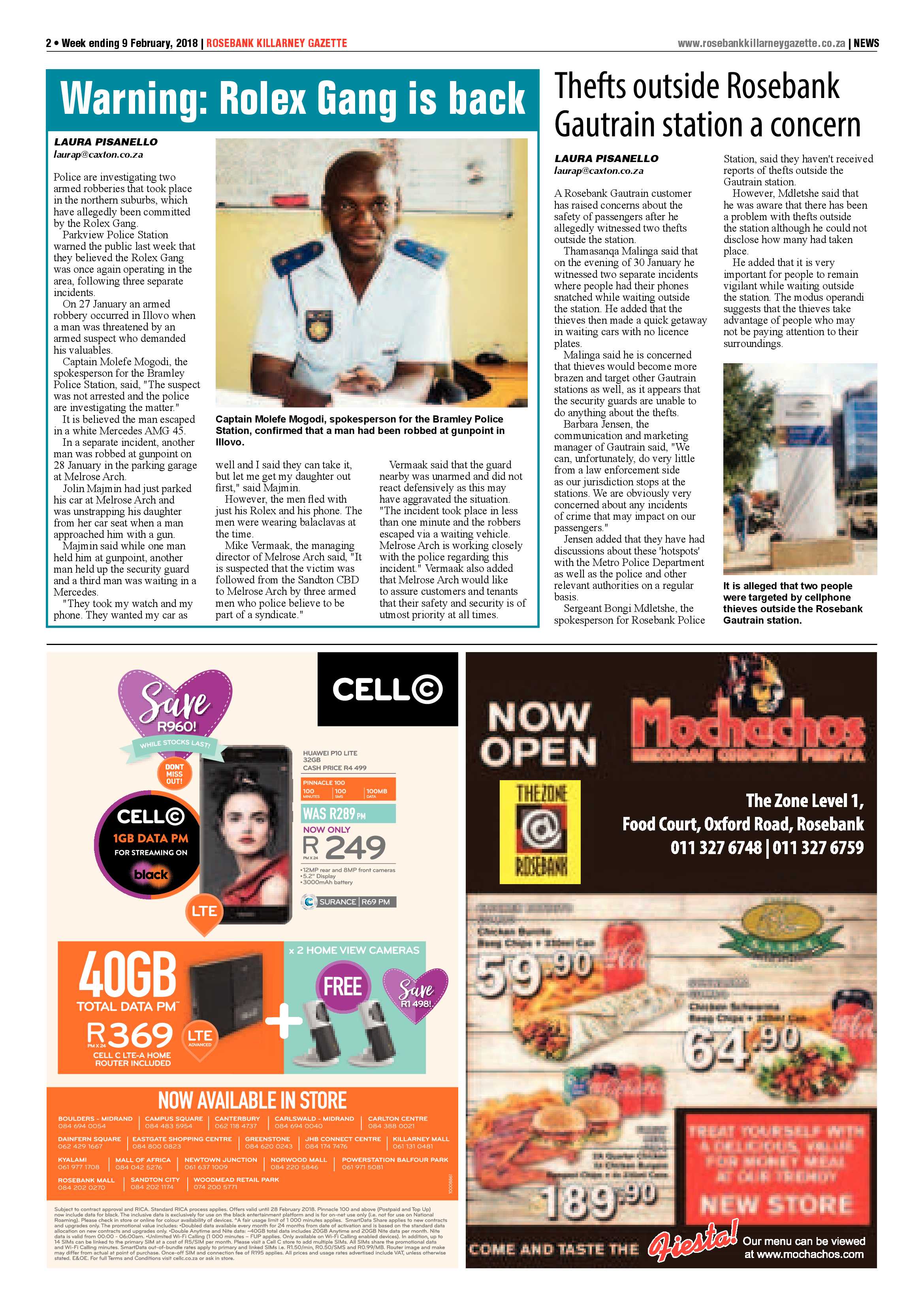 Rosebank Killarney Gazette 9 Feb 2018 page 2