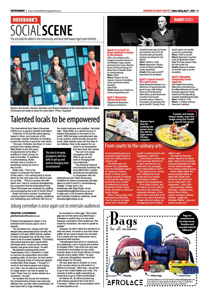 Rosebank Killarney Gazette 01 April 2022 page 9