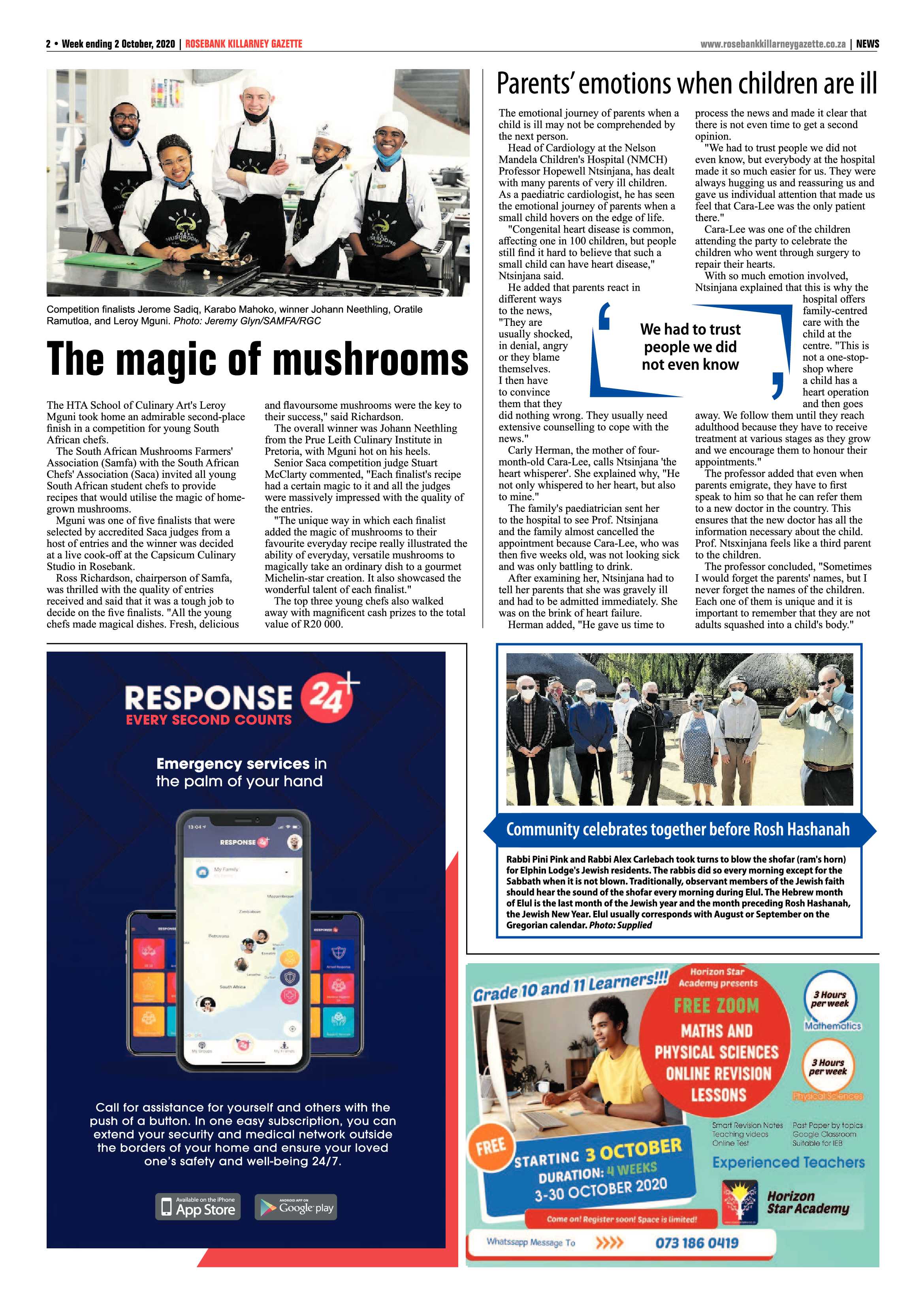 Rosebank Killarney Gazette 02 October 2020 page 2