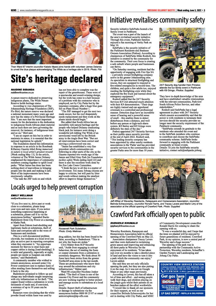 Rosebank Killarney Gazette 03 June 2022 page 3