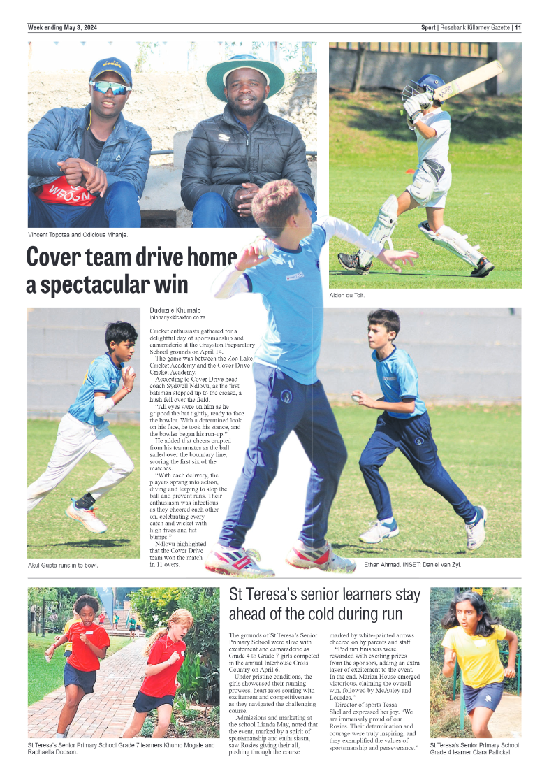Rosebank Killarney Gazette 03 May 2024 page 11