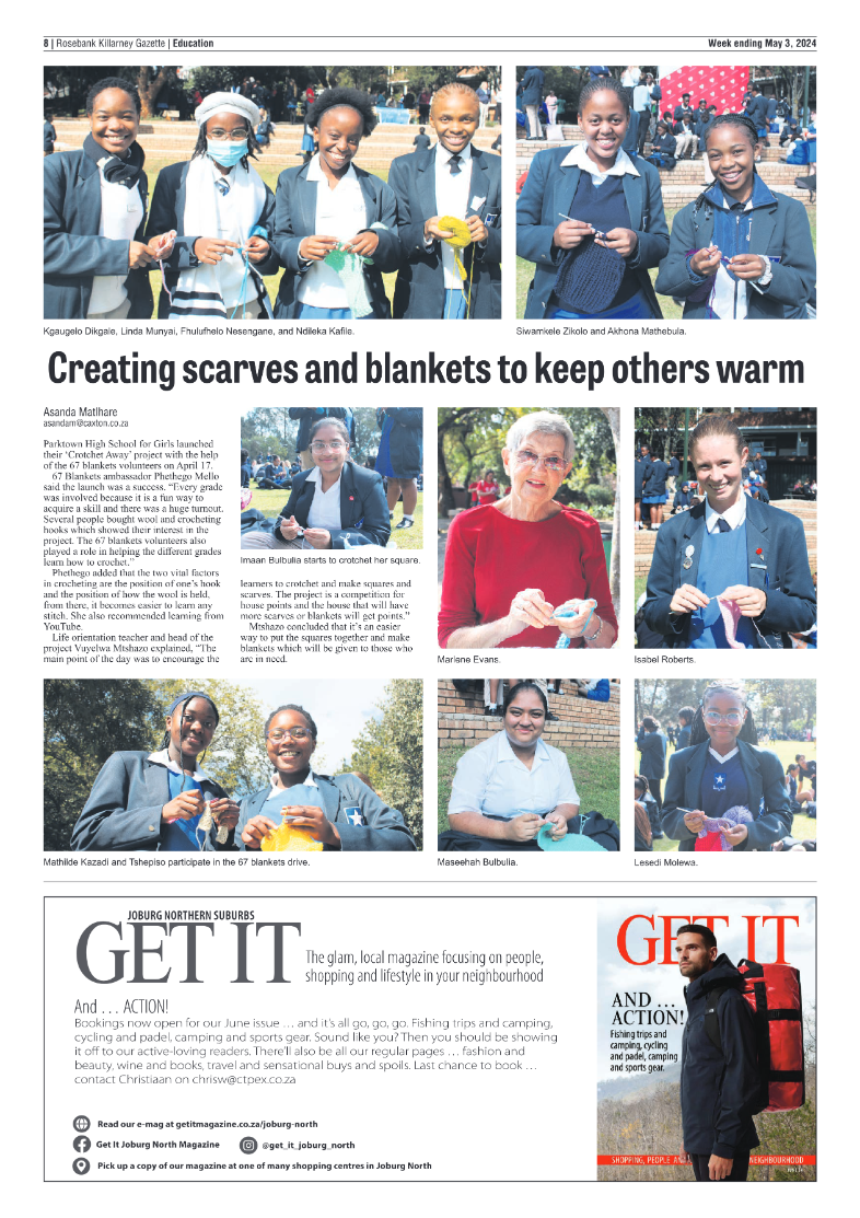 Rosebank Killarney Gazette 03 May 2024 page 8