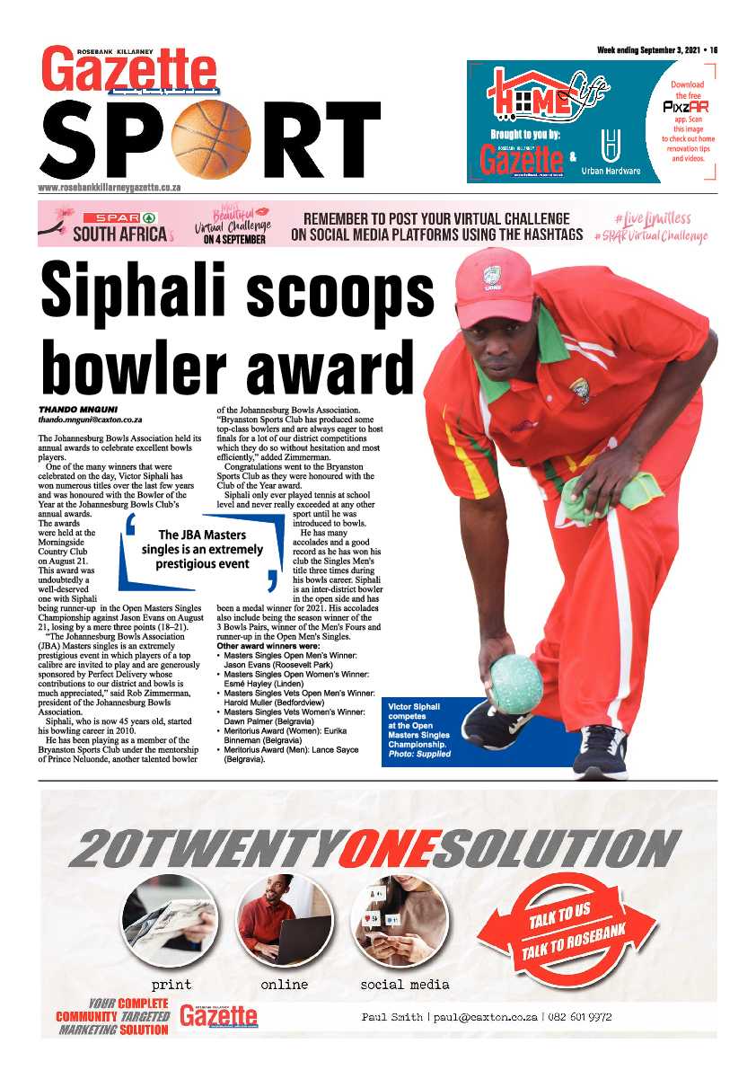 Rosebank Killarney Gazette 03 September 2021 page 18