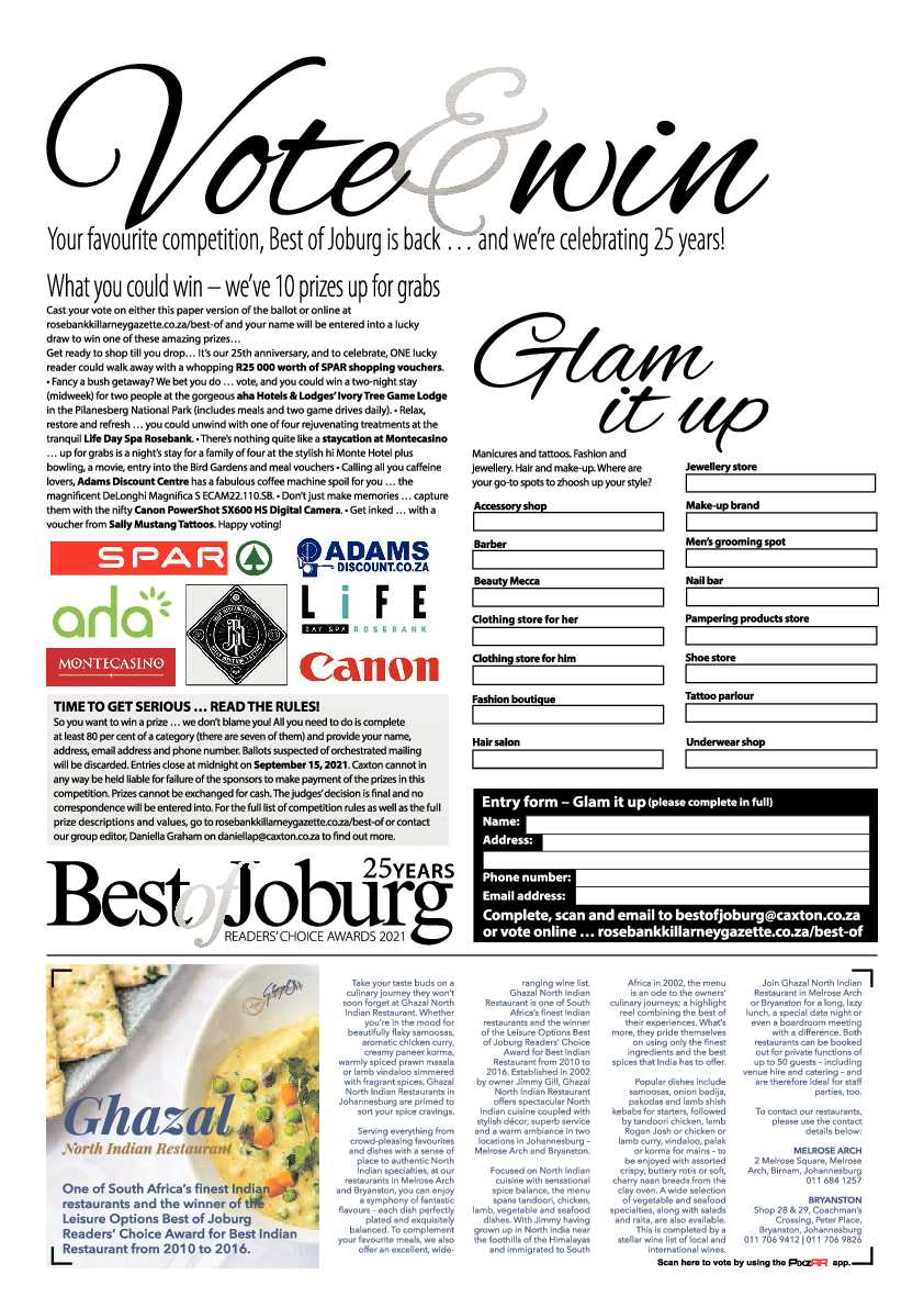 Rosebank Killarney Gazette 03 September 2021 page 2