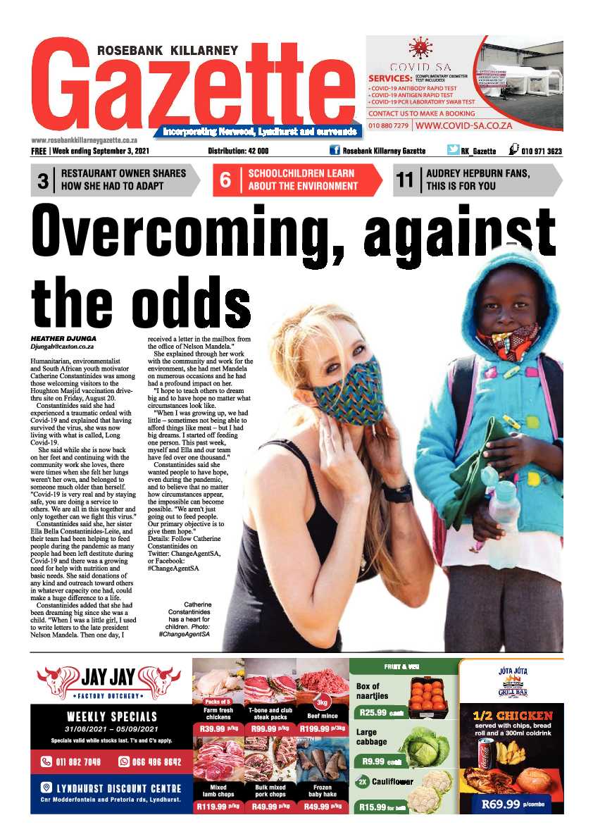 Rosebank Killarney Gazette 03 September 2021 page 3