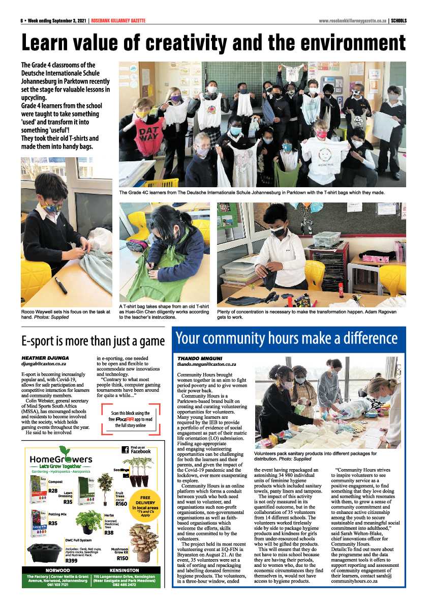 Rosebank Killarney Gazette 03 September 2021 page 8