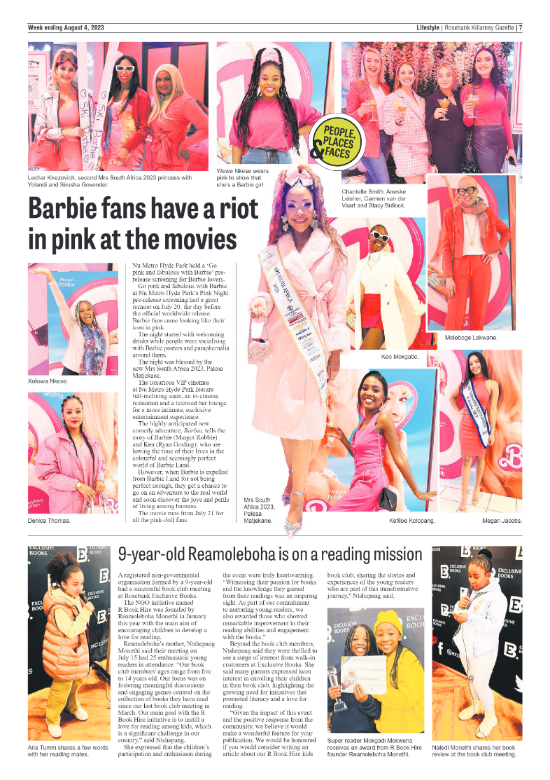 Rosebank Killarney Gazette 04 August 2023 page 15