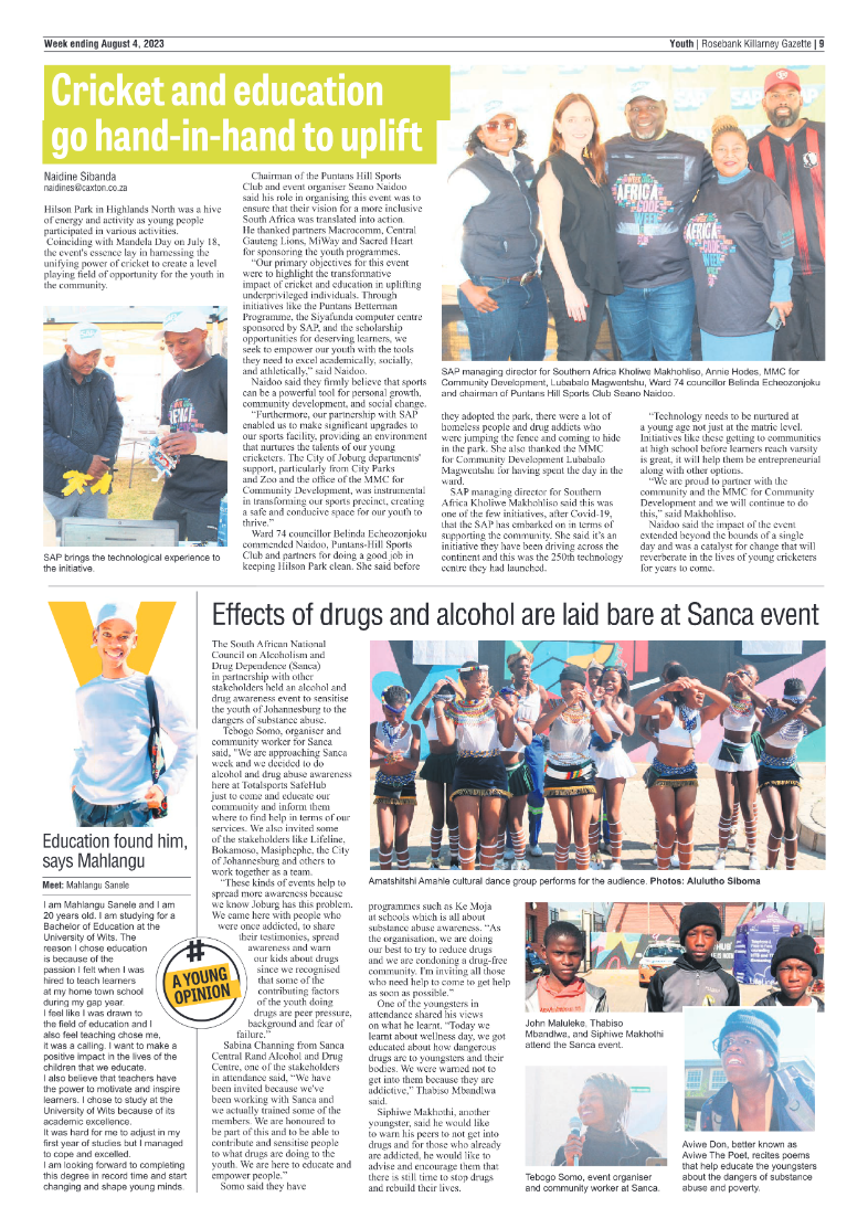Rosebank Killarney Gazette 04 August 2023 page 17