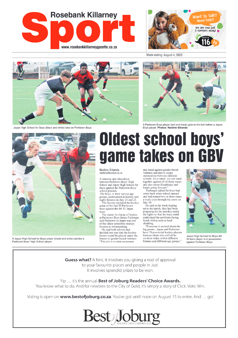 Rosebank Killarney Gazette 04 August 2023 page 20