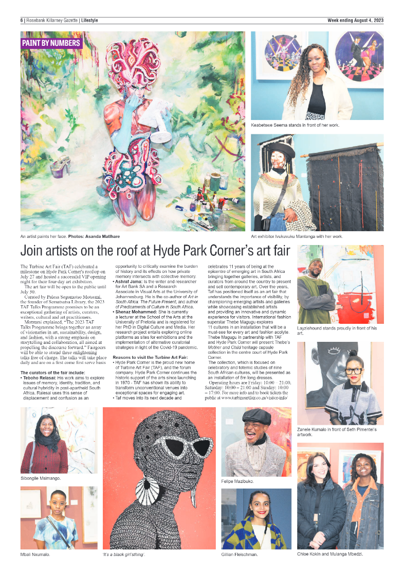 Rosebank Killarney Gazette 04 August 2023 page 6