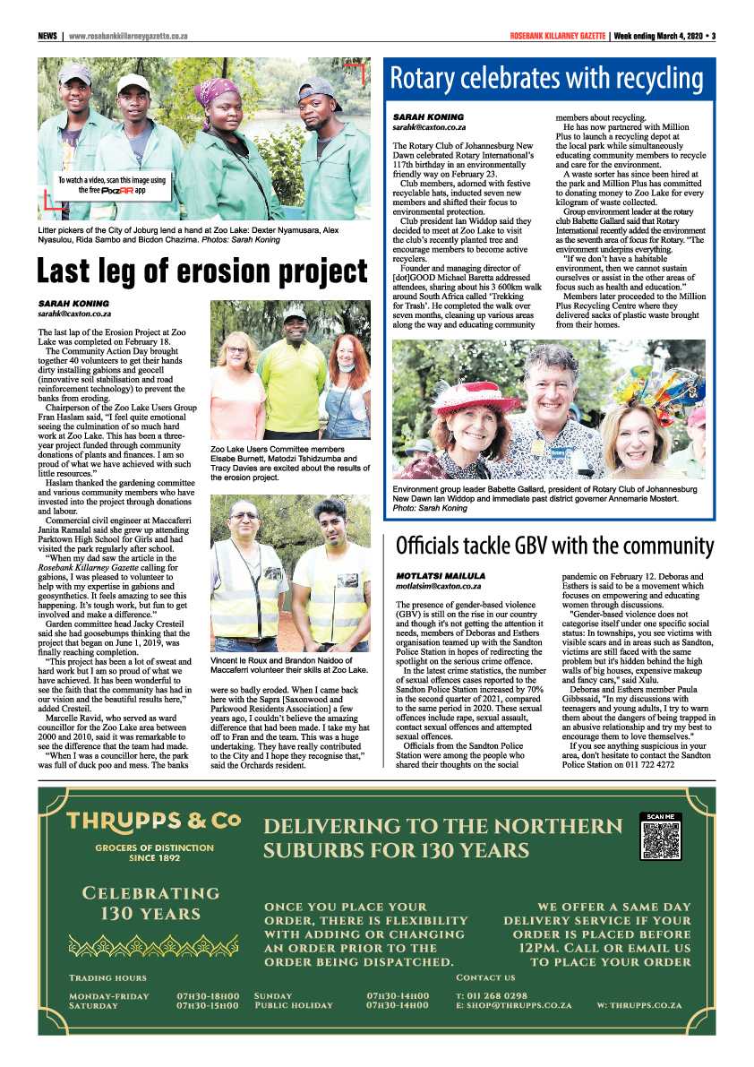 Rosebank Killarney Gazette 04 March 2022 page 3