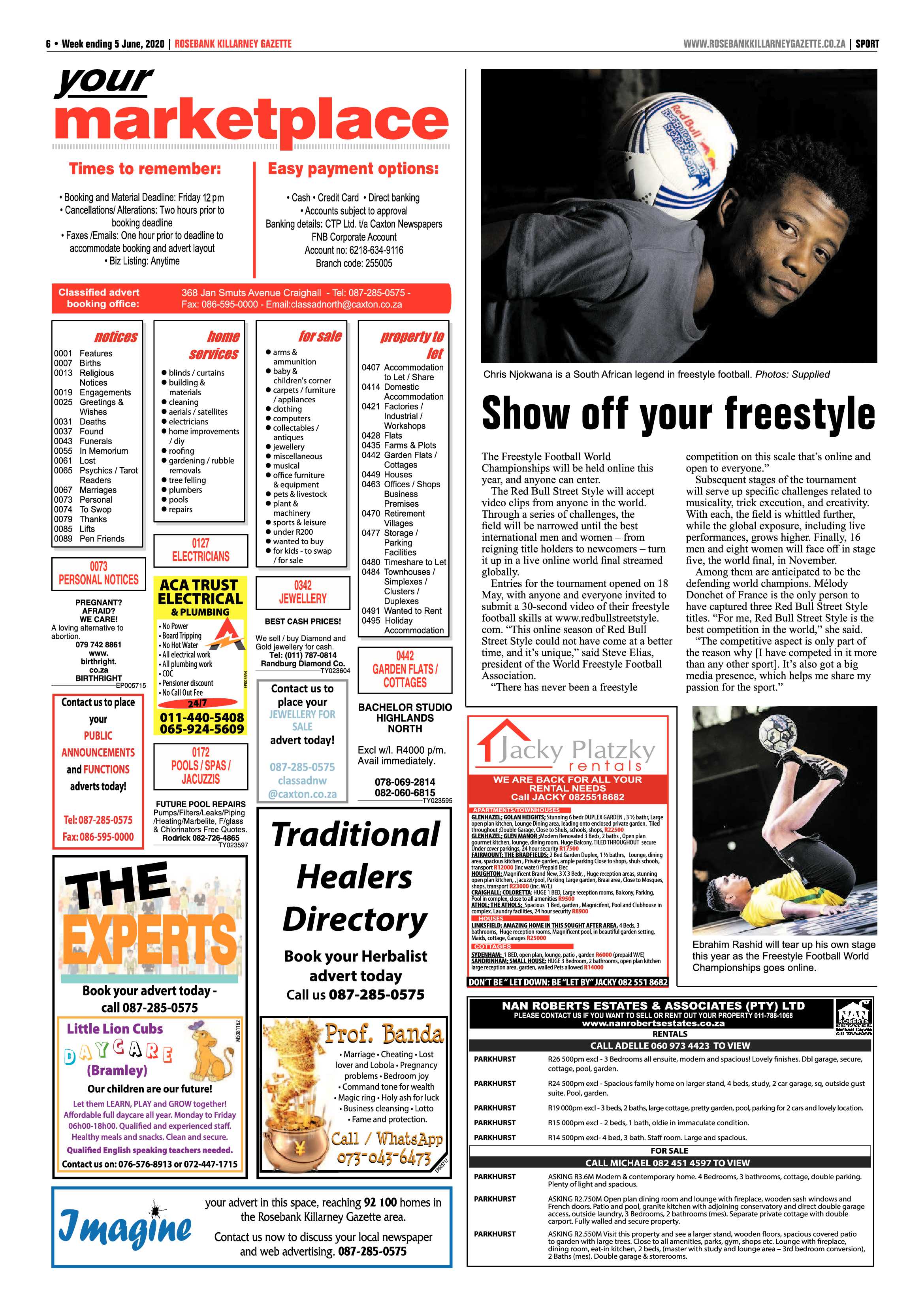 Rosebank Kilarney Gazette 05 June 2020 page 6