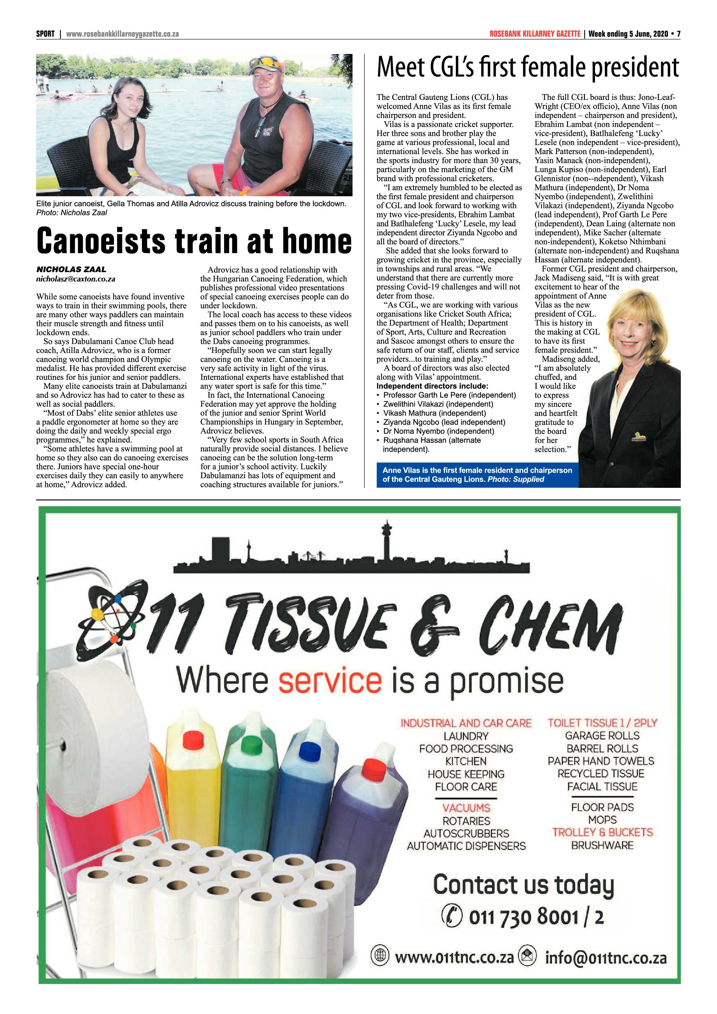 Rosebank Kilarney Gazette 05 June 2020 page 7
