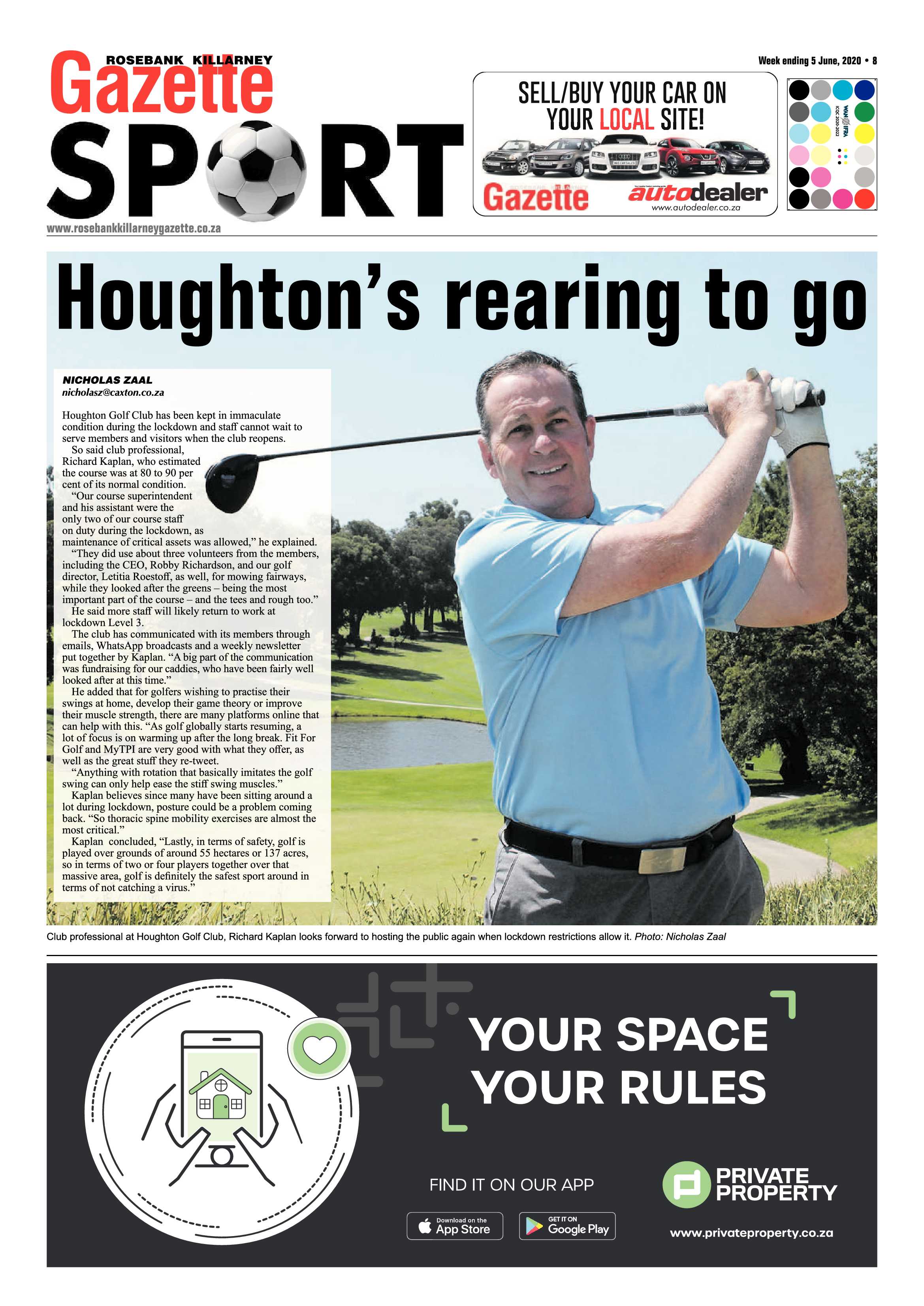 Rosebank Kilarney Gazette 05 June 2020 page 8