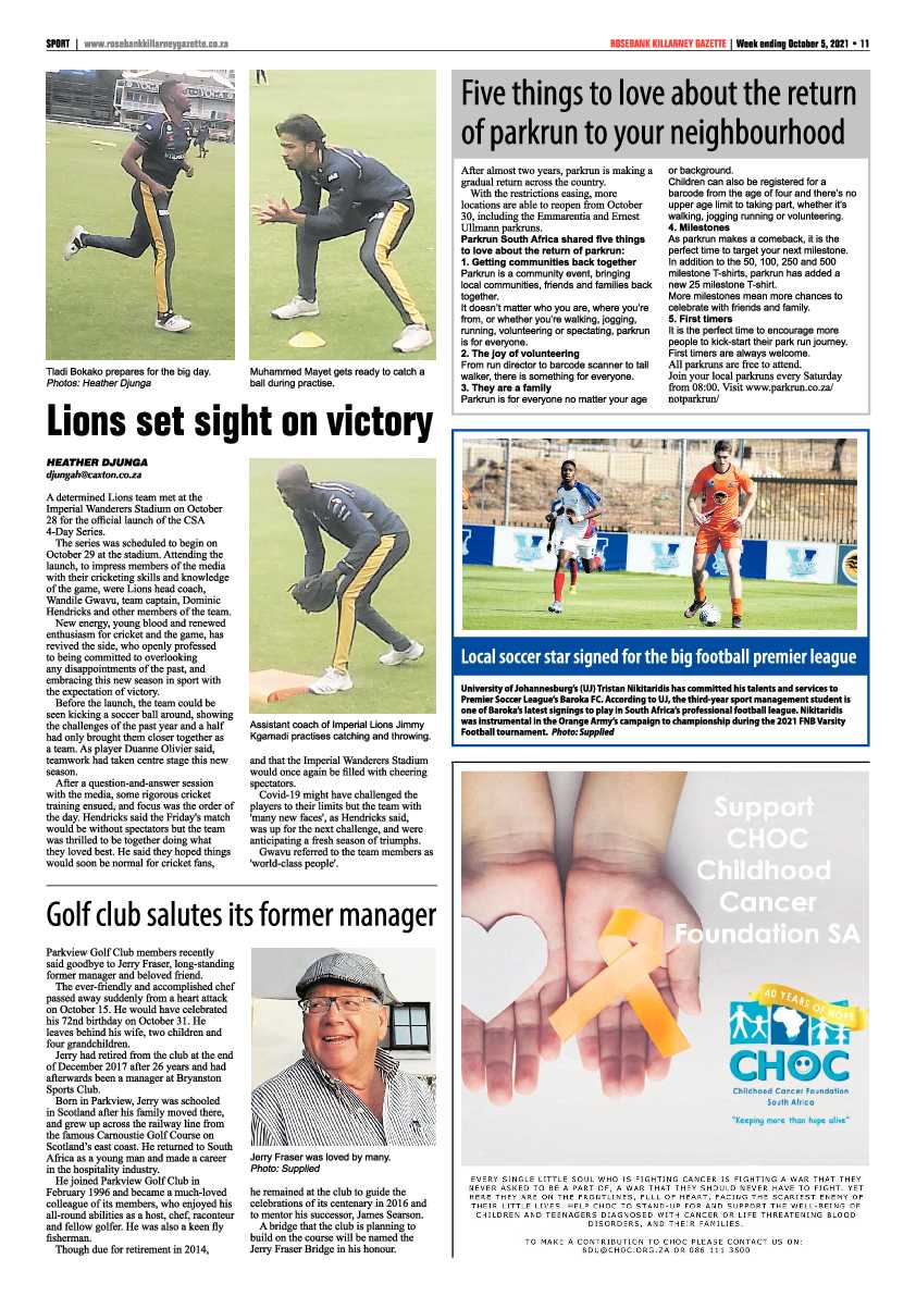 Rosebank Killarney Gazette 05 November 2021 page 11