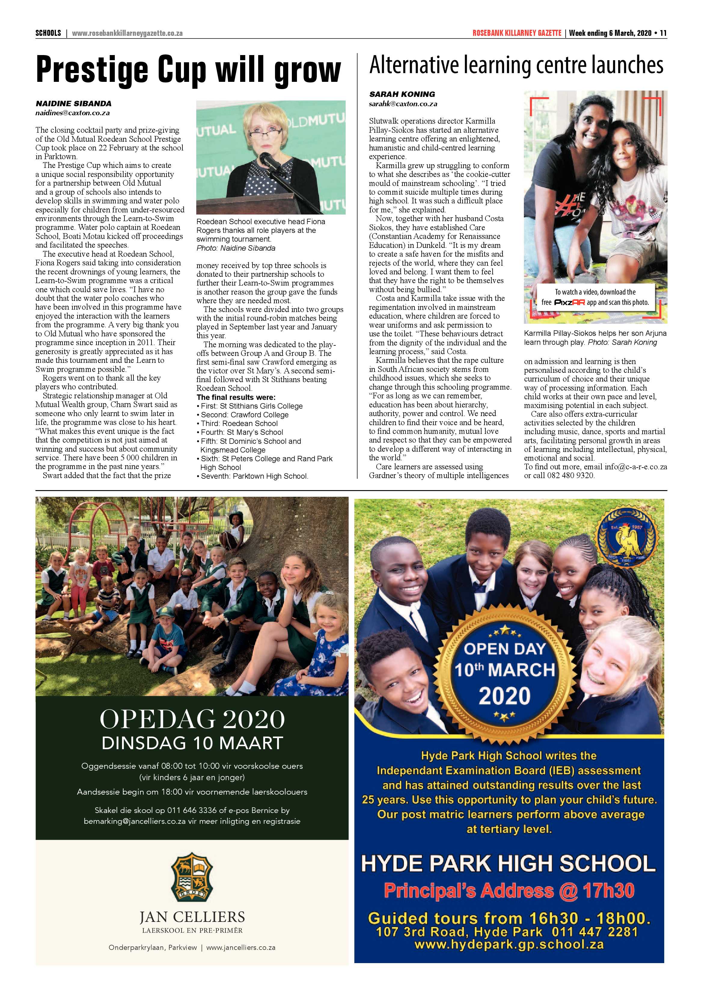 Rosebank Killarney Gazette 06 March 2020 page 10