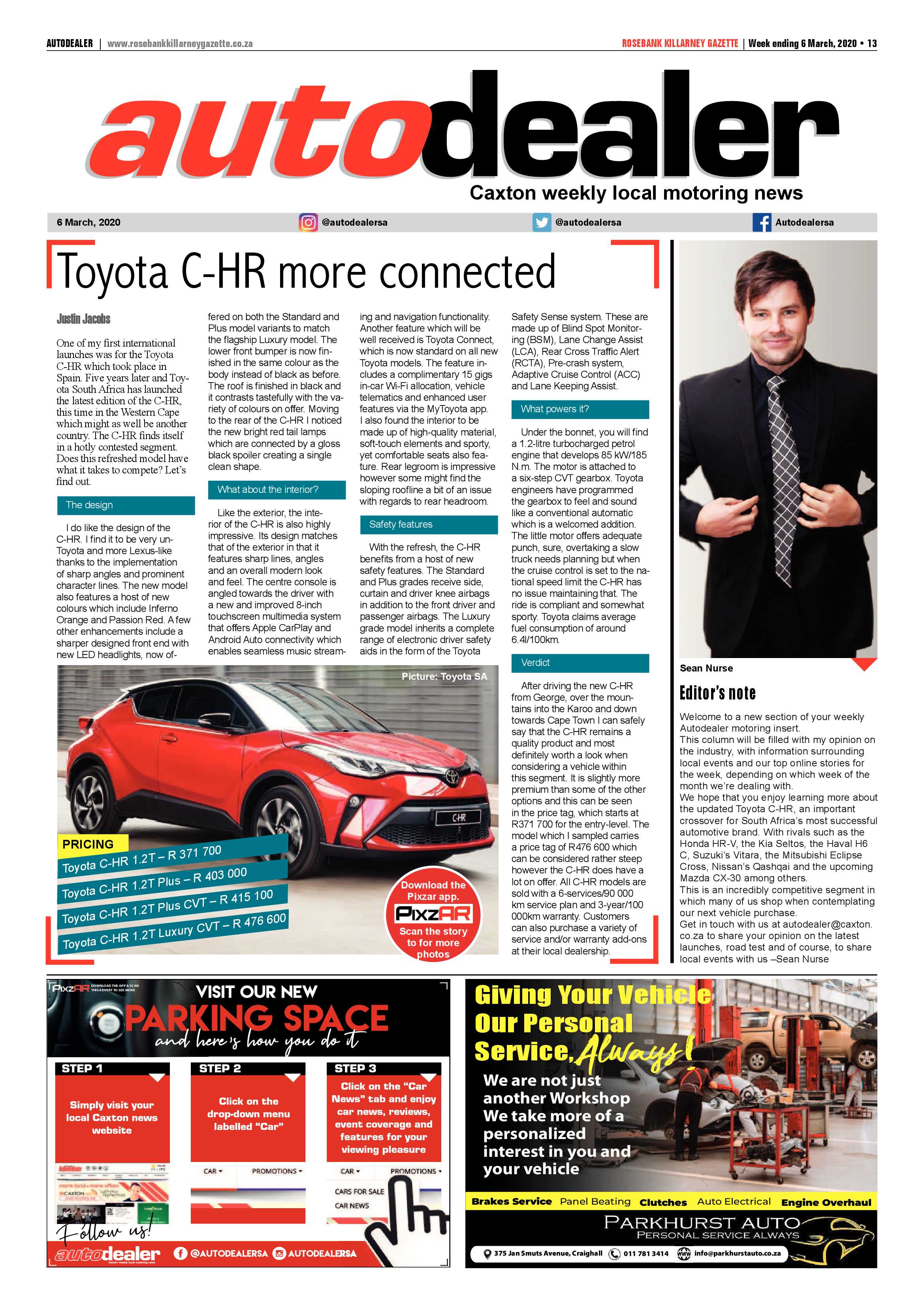 Rosebank Killarney Gazette 06 March 2020 page 12