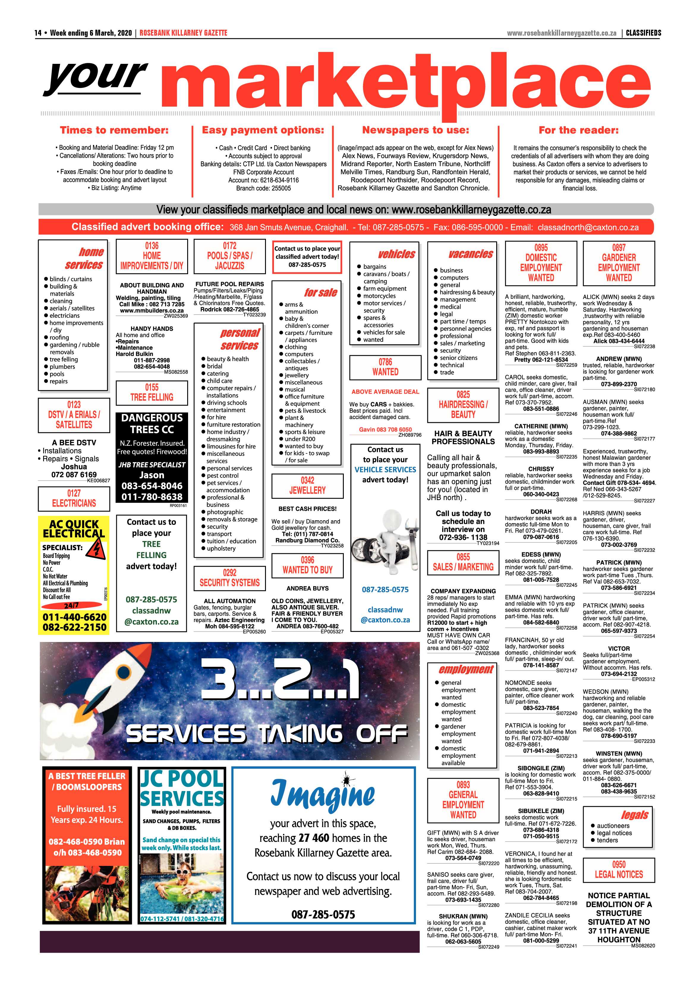Rosebank Killarney Gazette 06 March 2020 page 13