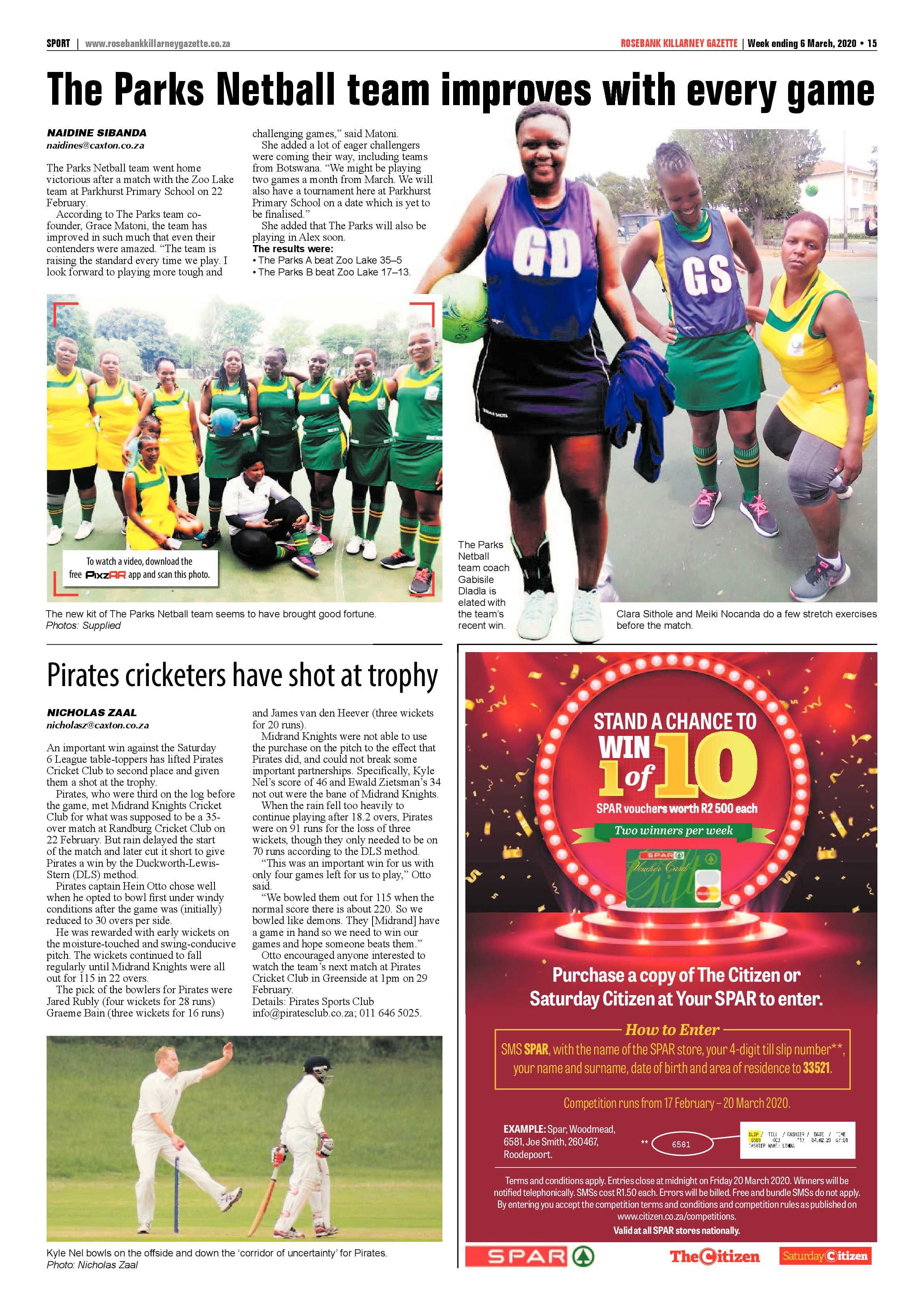 Rosebank Killarney Gazette 06 March 2020 page 14