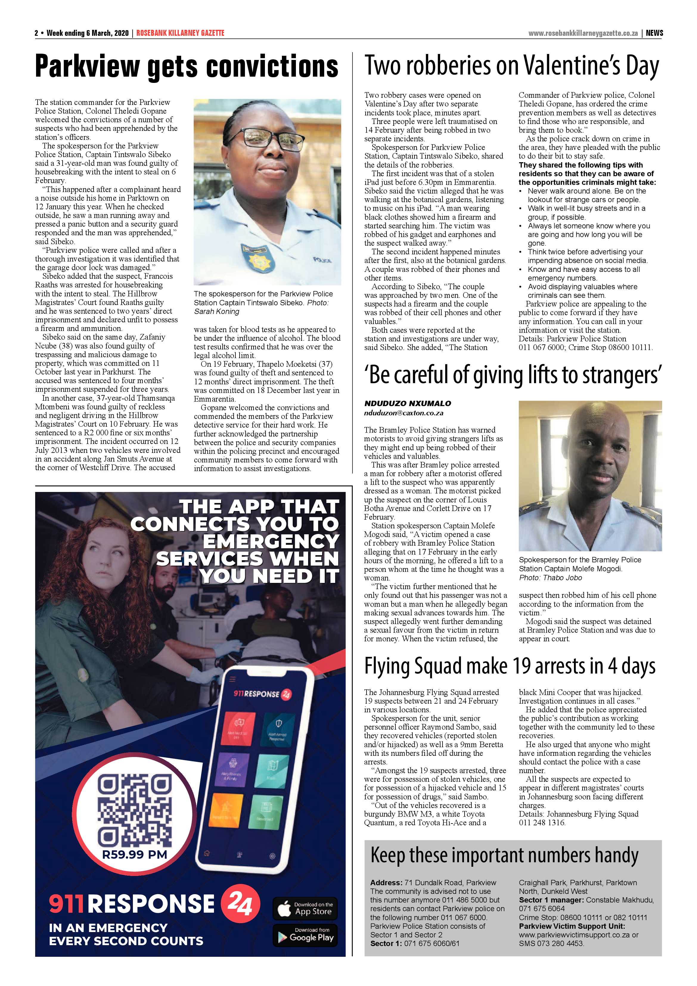 Rosebank Killarney Gazette 06 March 2020 page 2