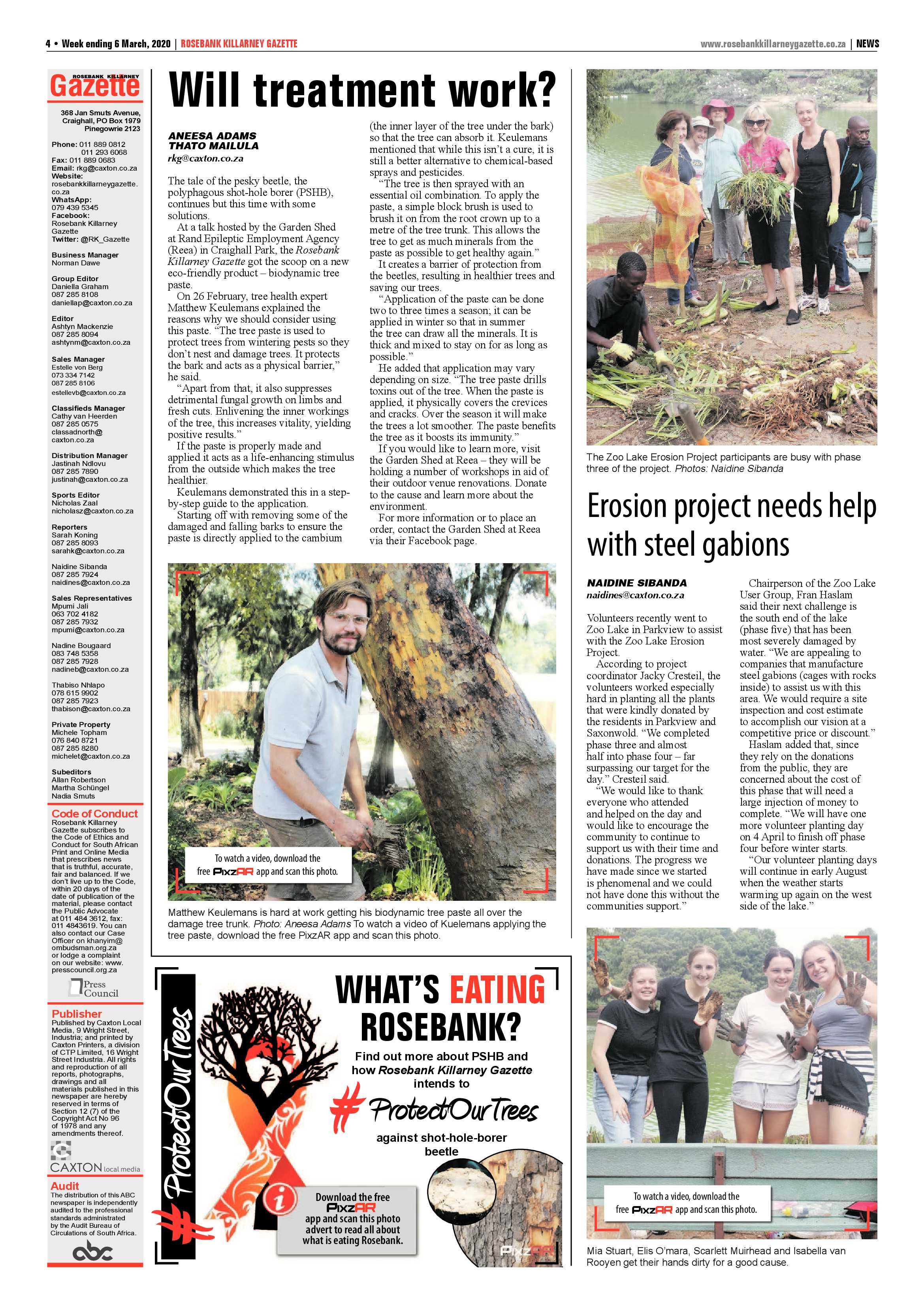 Rosebank Killarney Gazette 06 March 2020 page 4