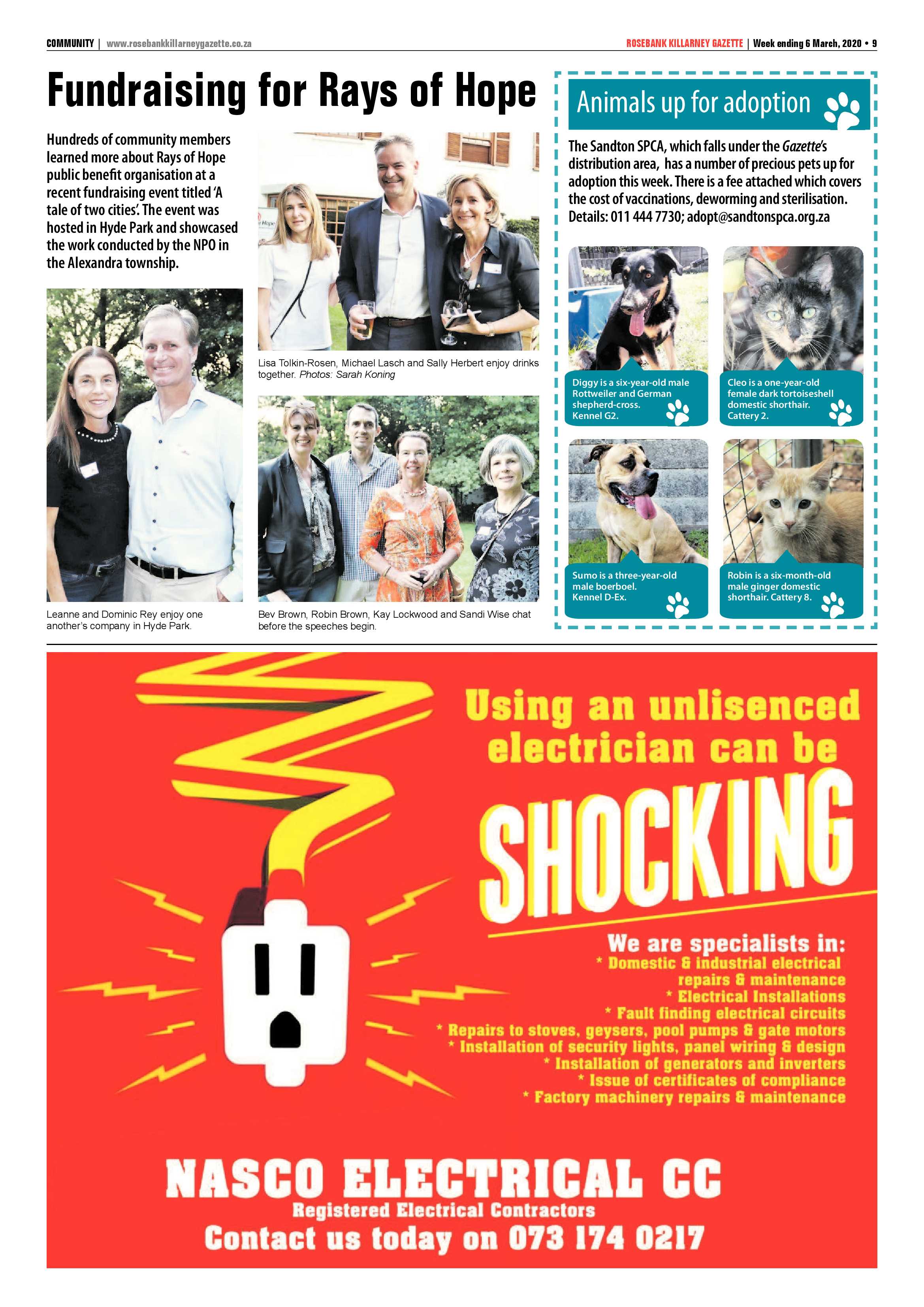 Rosebank Killarney Gazette 06 March 2020 page 9
