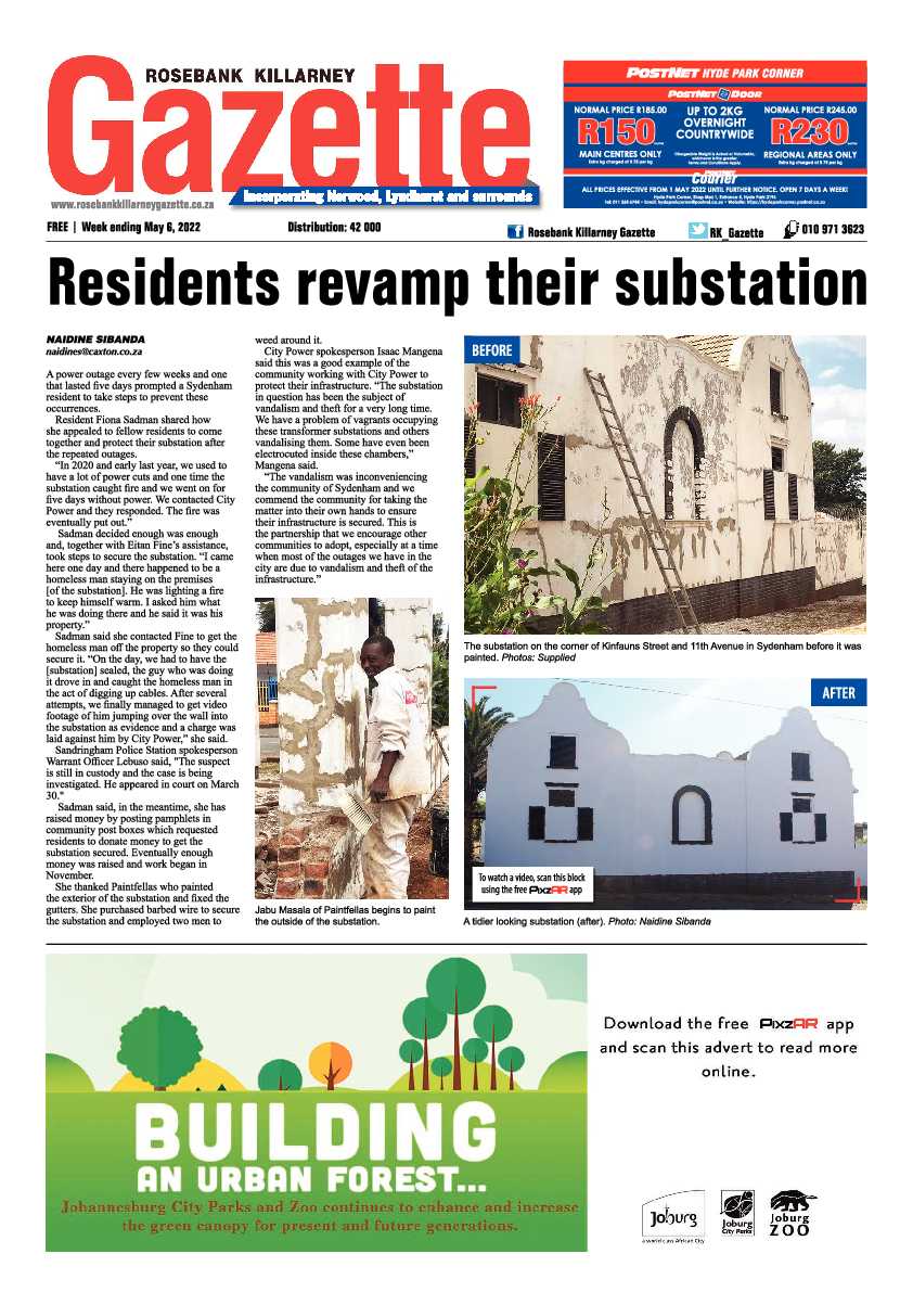 Rosebank Killarney Gazette 06 May 2022 page 1