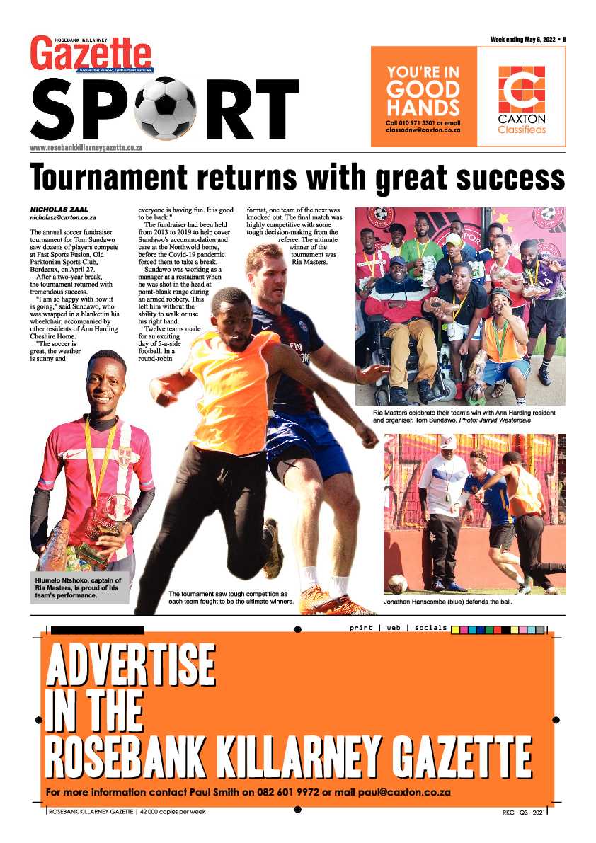 Rosebank Killarney Gazette 06 May 2022 page 8