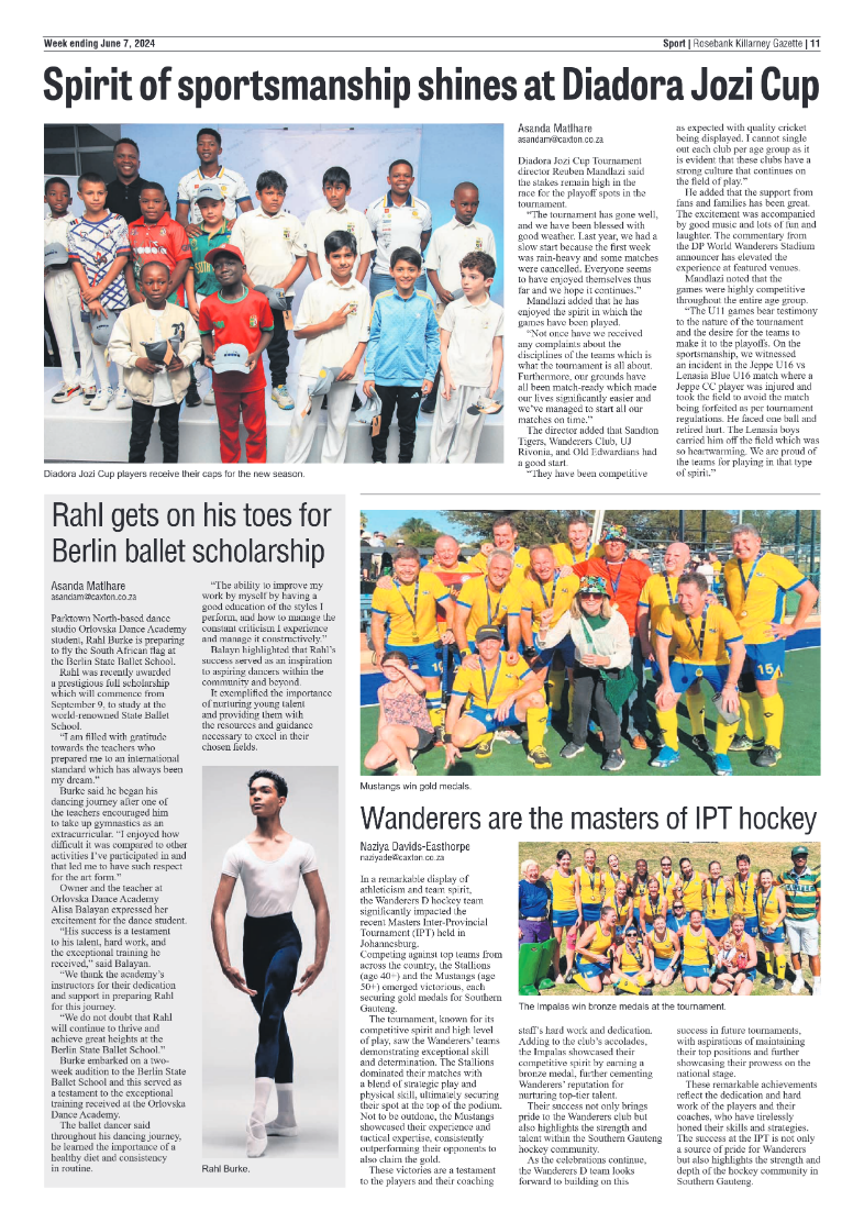 Rosebank Killarney Gazette 07 June 2024 page 11