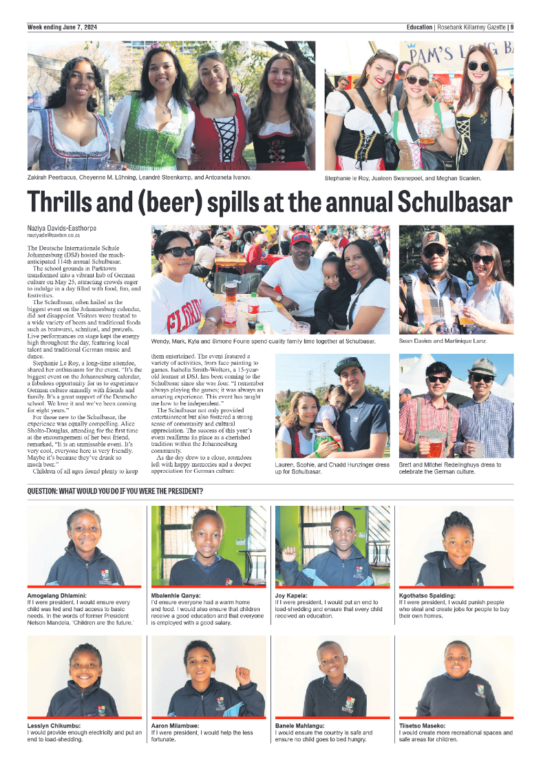 Rosebank Killarney Gazette 07 June 2024 page 9