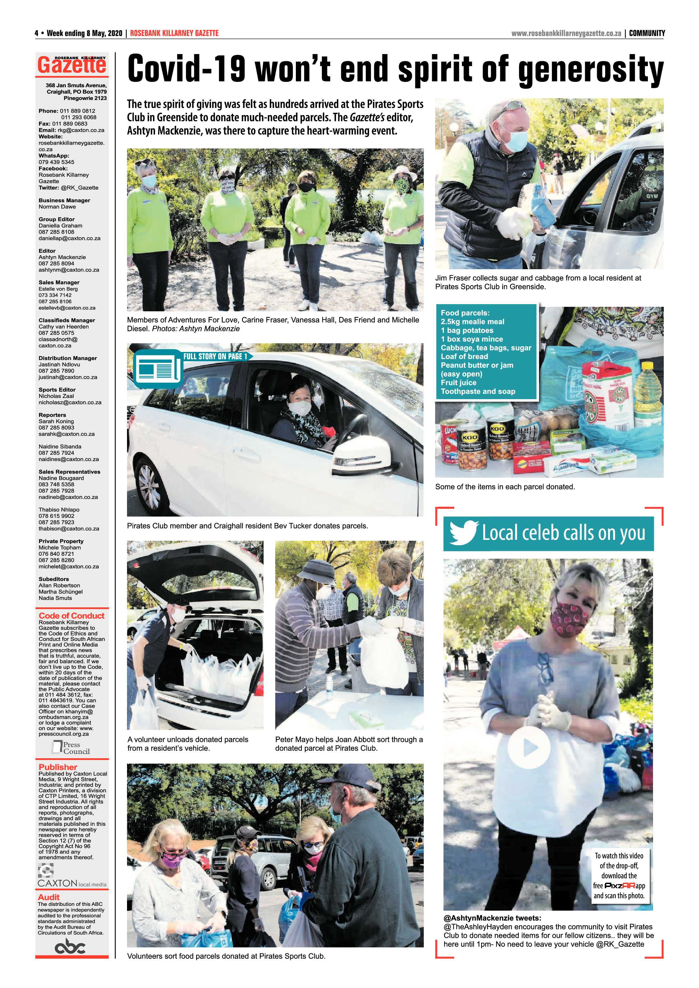 Rosebank Killarney Gazette 08 May 2020 page 4