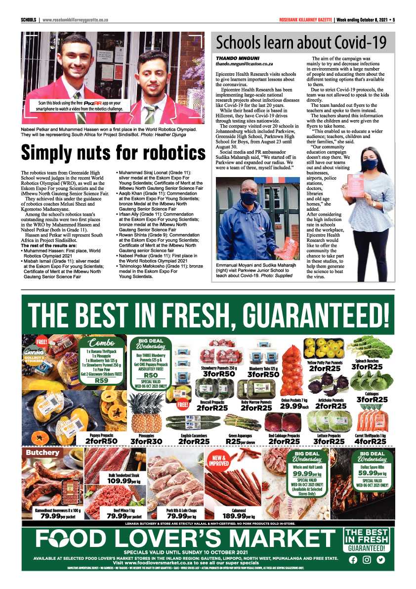 Rosebank Killarney Gazette 08 October 2021 page 5