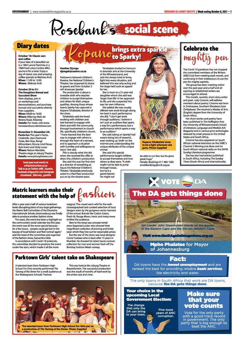 Rosebank Killarney Gazette 08 October 2021 page 7