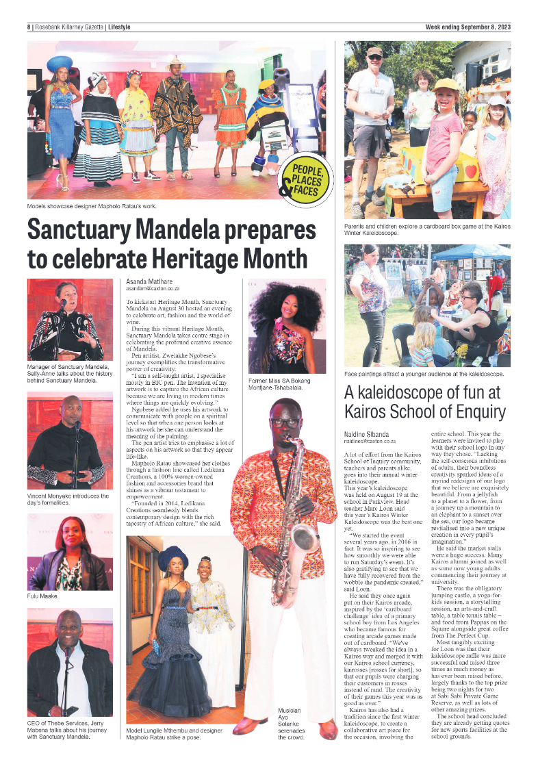 Rosebank Killarney Gazette 08 Sept 2023 page 7
