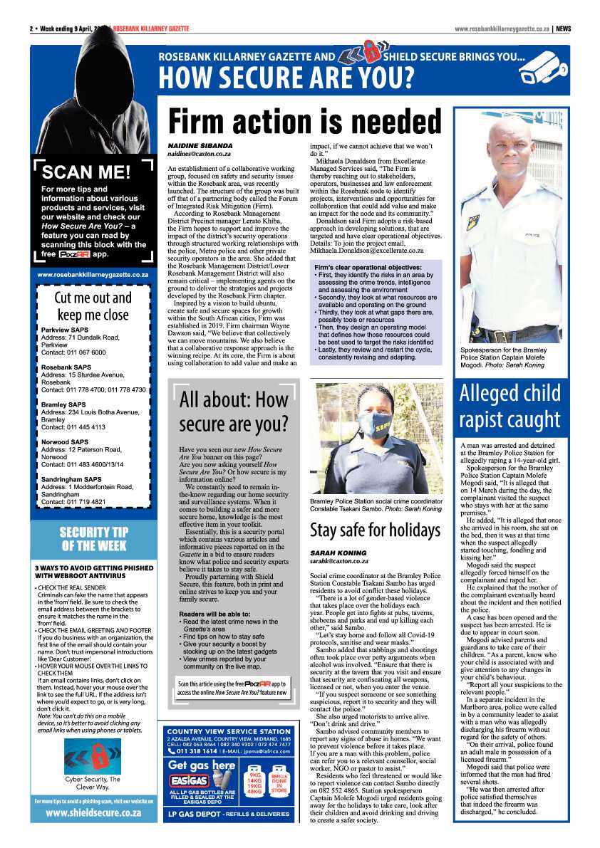 Rosebank Killarney Gazette 09 April 2021 page 2