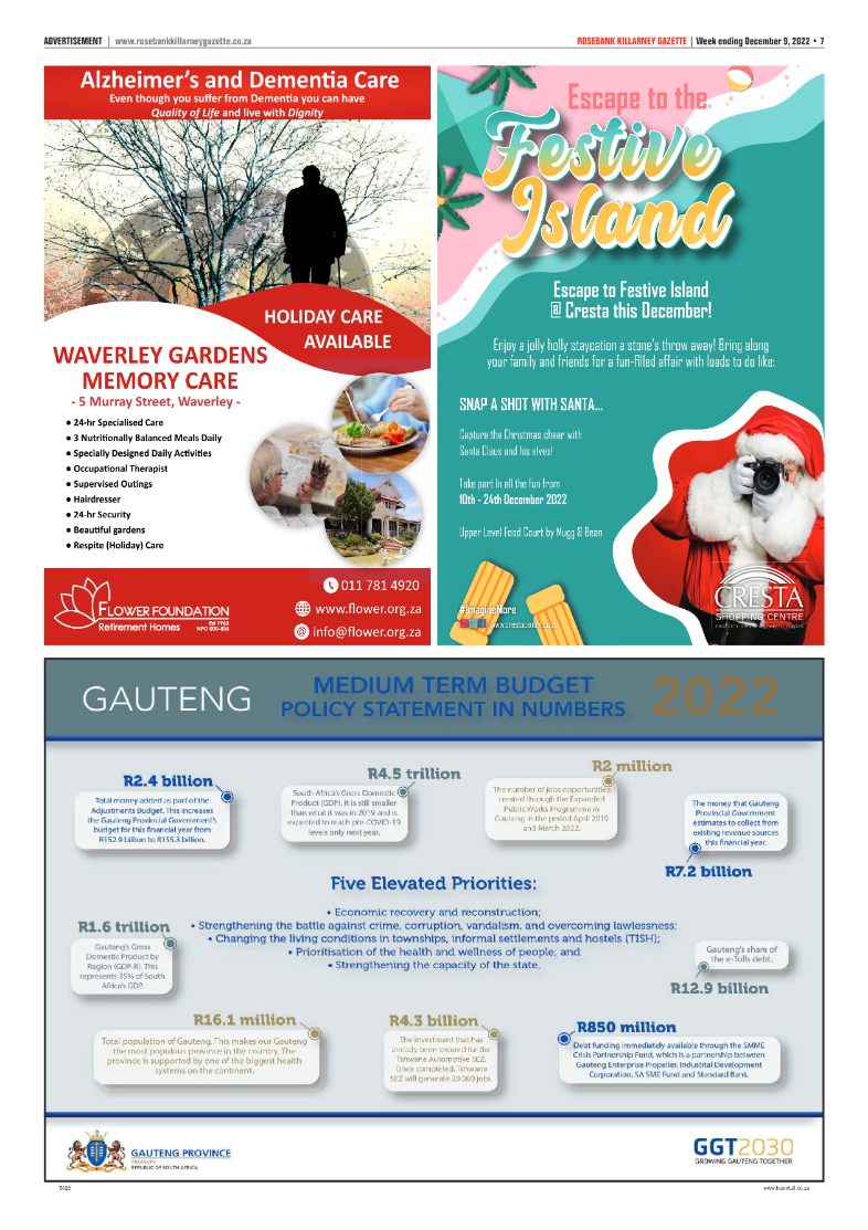 Rosebank Killarney Gazette 09 Dec 2022 page 7
