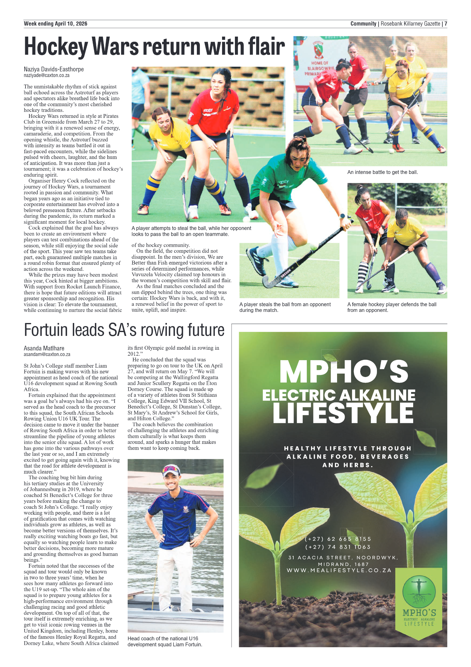 Rosebank Killarney Gazette 10 April 2026 page 7