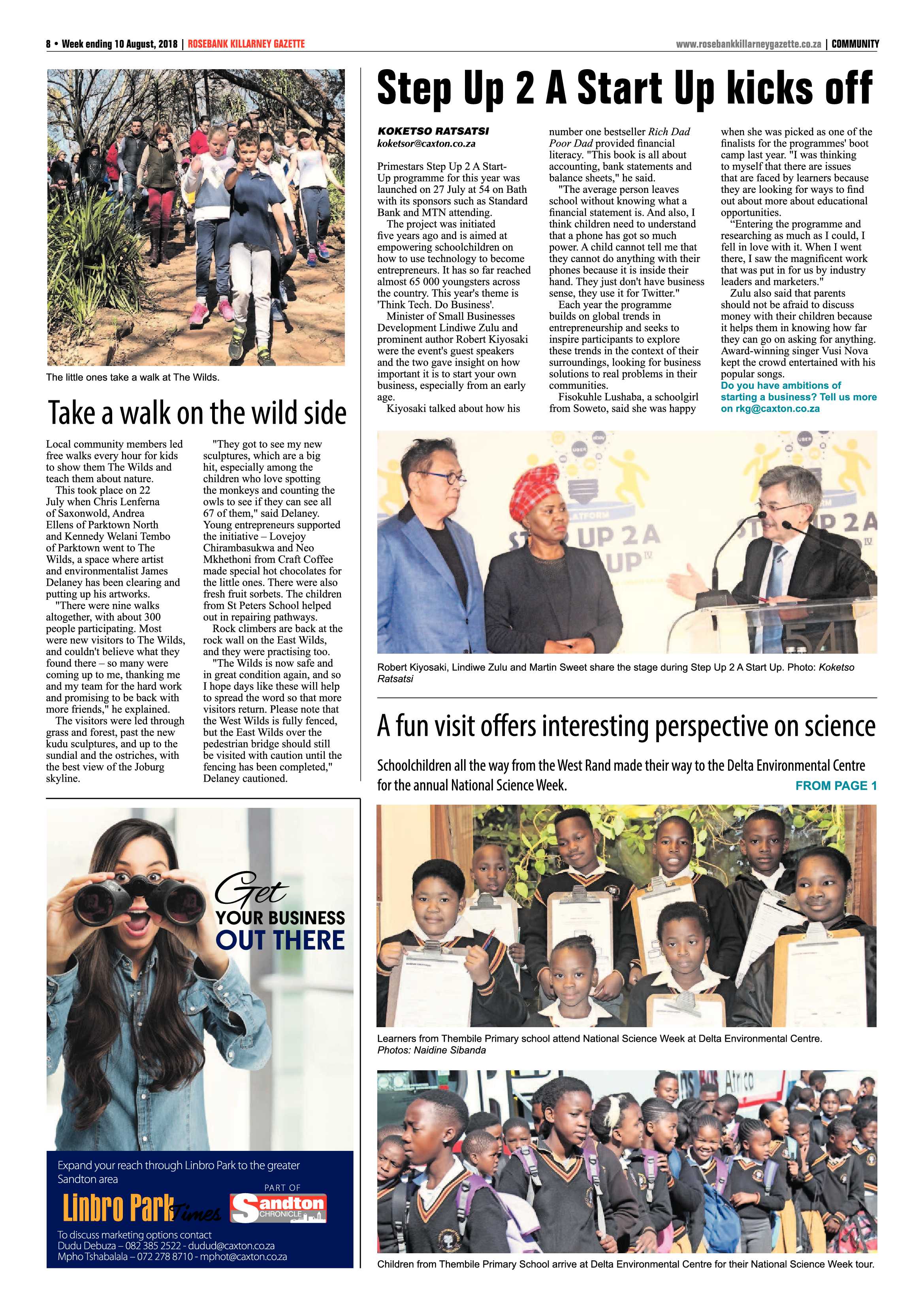 Rosebank Killarney Gazette 10 August 2018 page 8