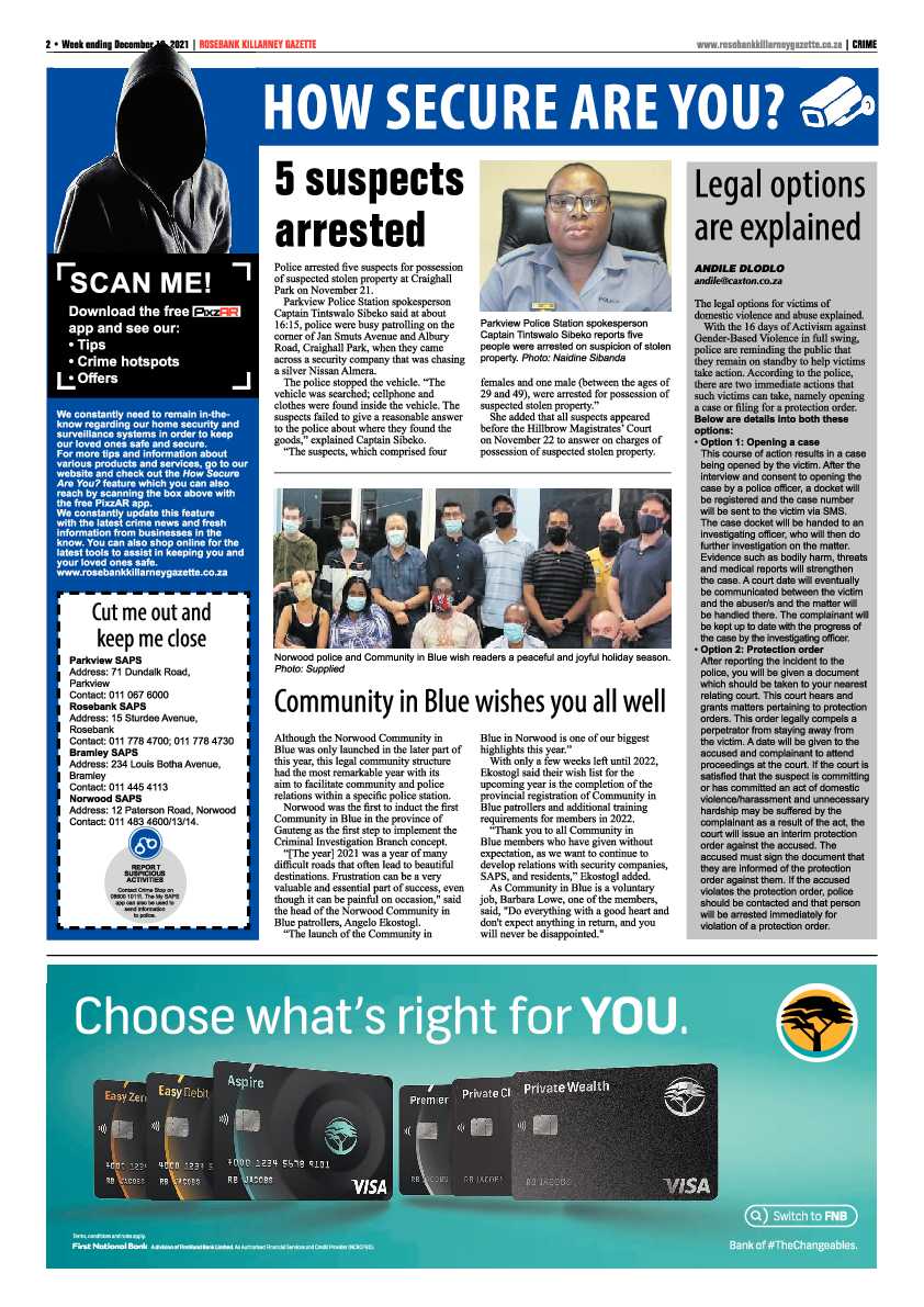 Rosebank Killarney Gazette 10 December 2021 page 2