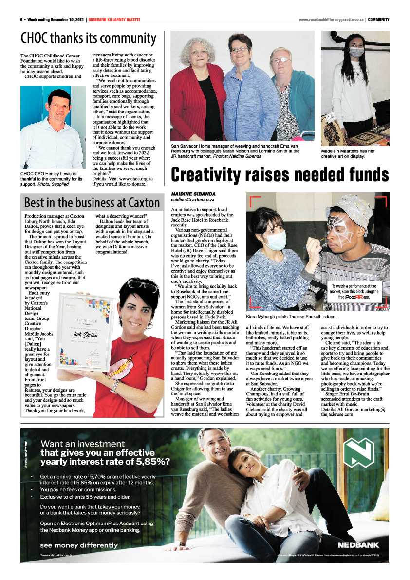 Rosebank Killarney Gazette 10 December 2021 page 6